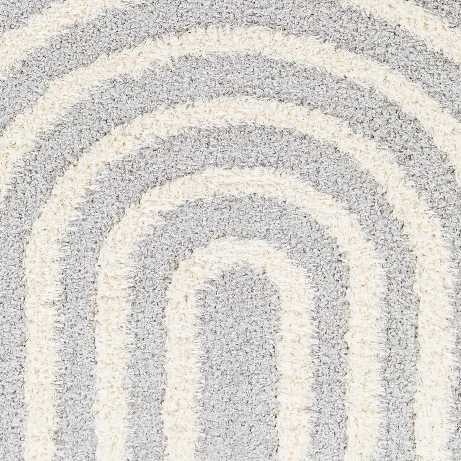 Arnel Gray & Beige Area Rug