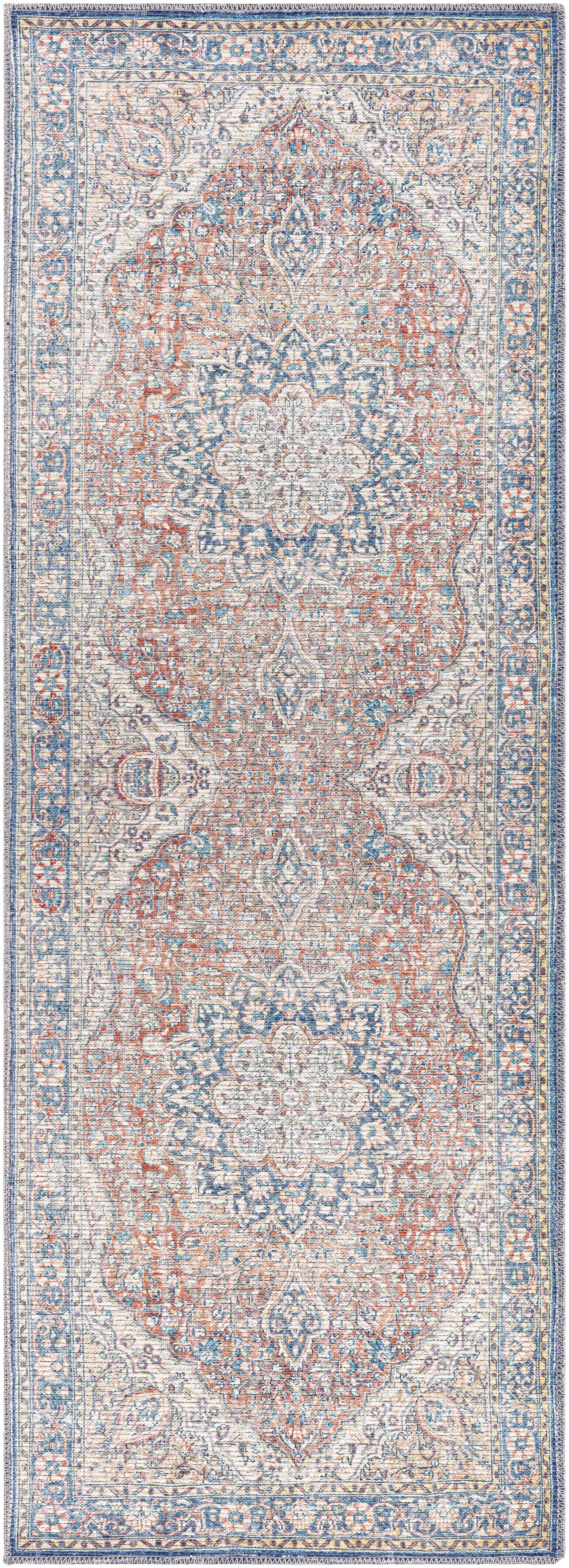 Wacousta Red&Blue Washable Rug - Limited Edition
