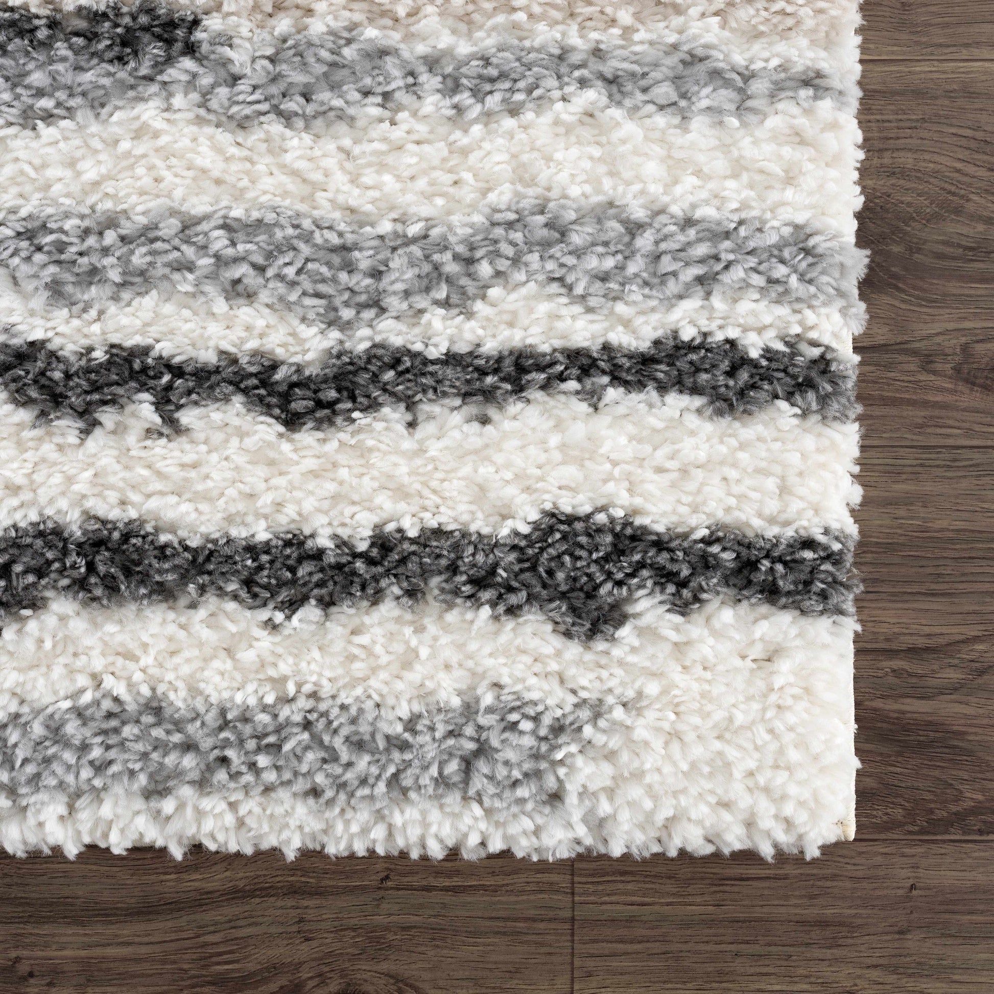 Zoya Irregular Striped Area Rug