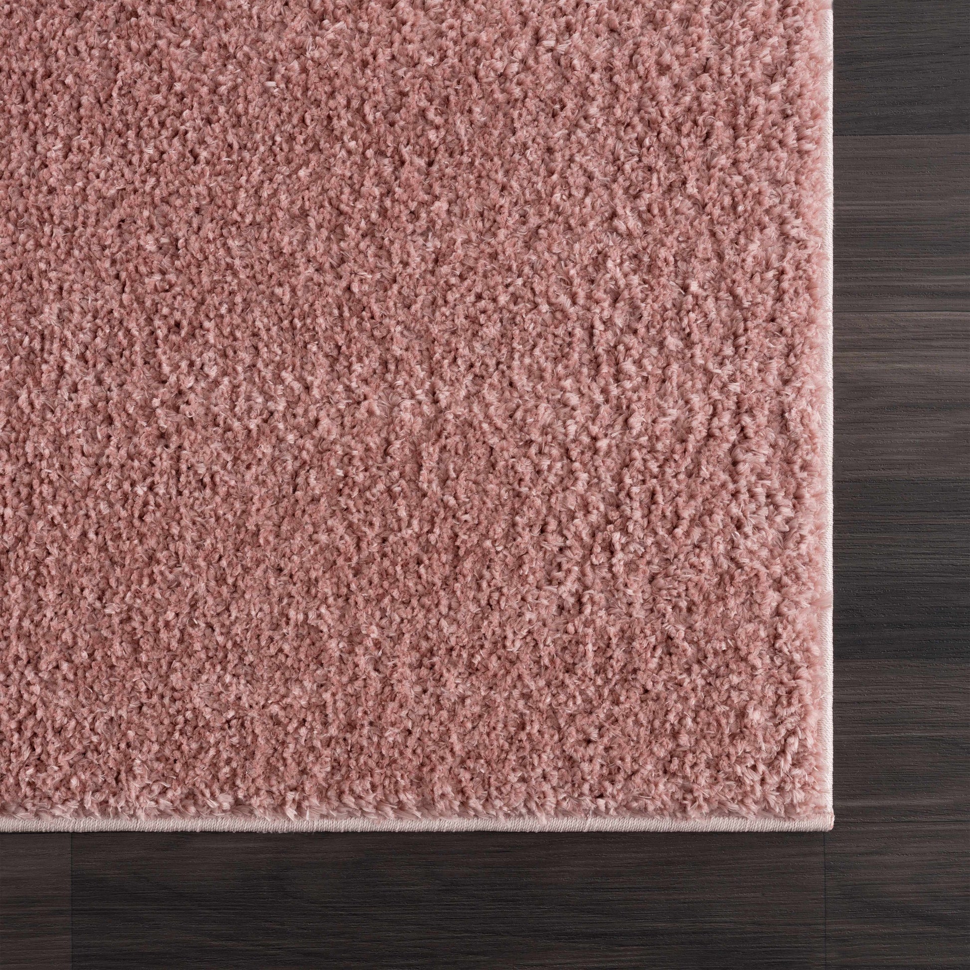 Judy Pink Washable Plush Rug - Clearance