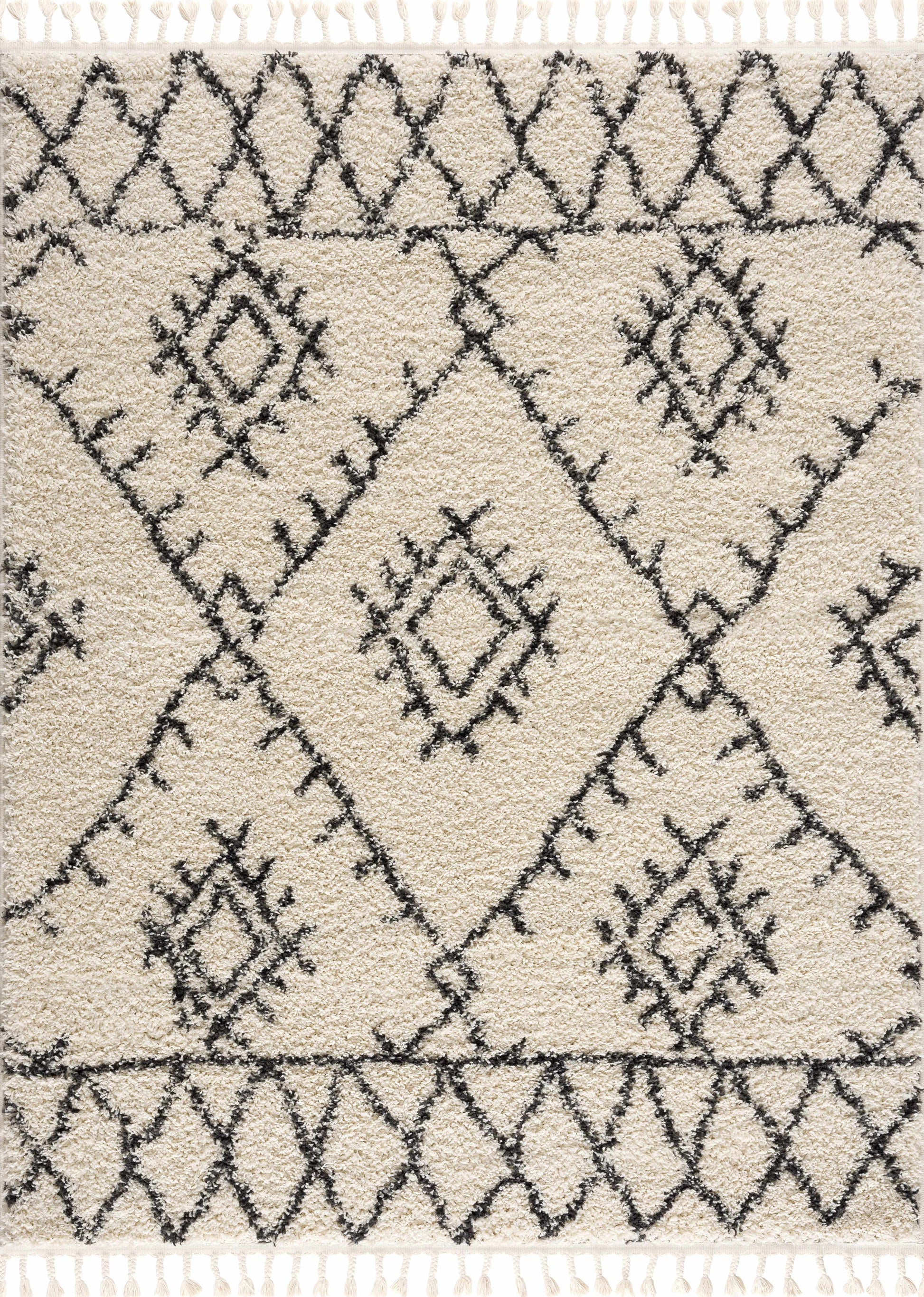 Emlenton Berber Shag with Tassels - Clearance