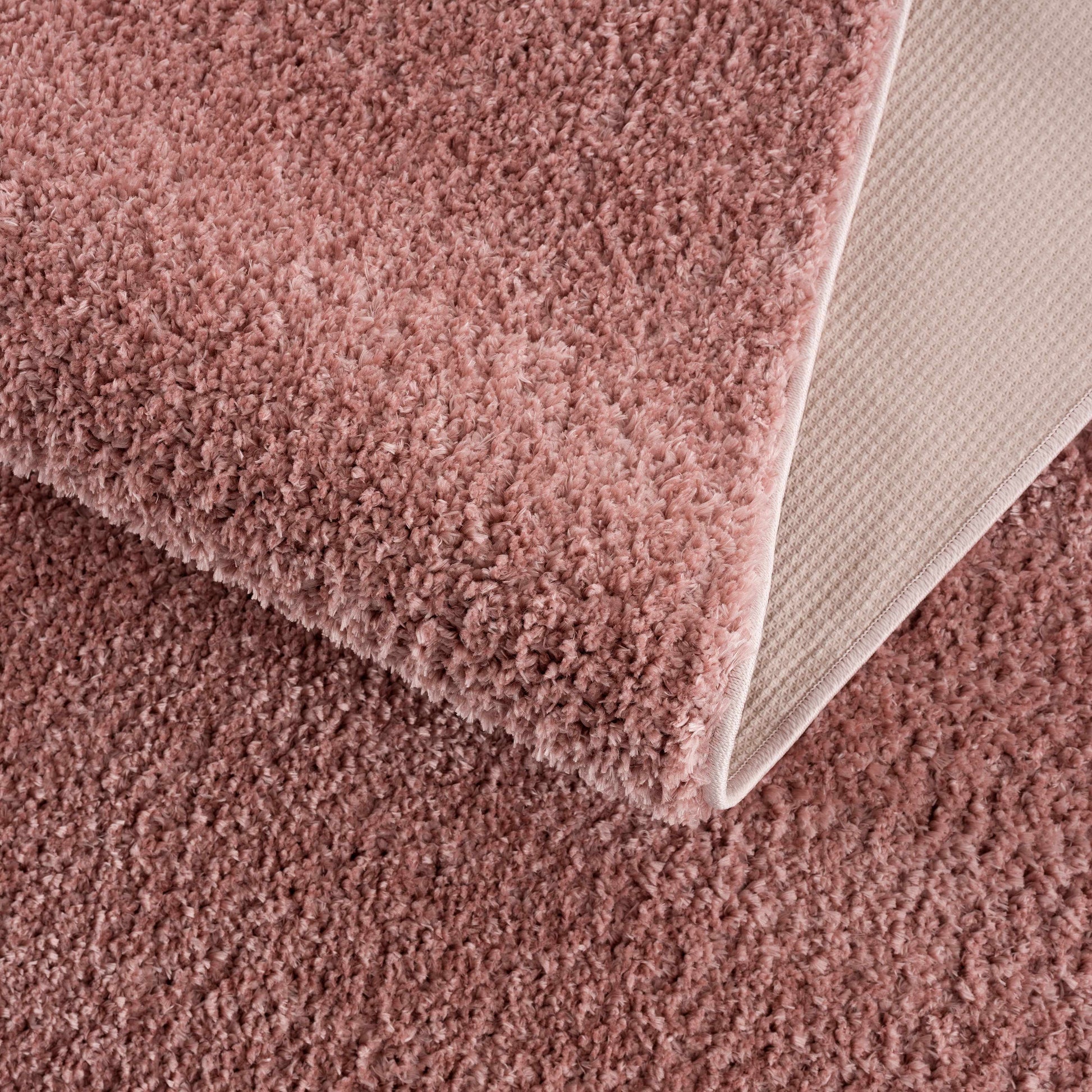 Judy Pink Washable Plush Rug - Clearance