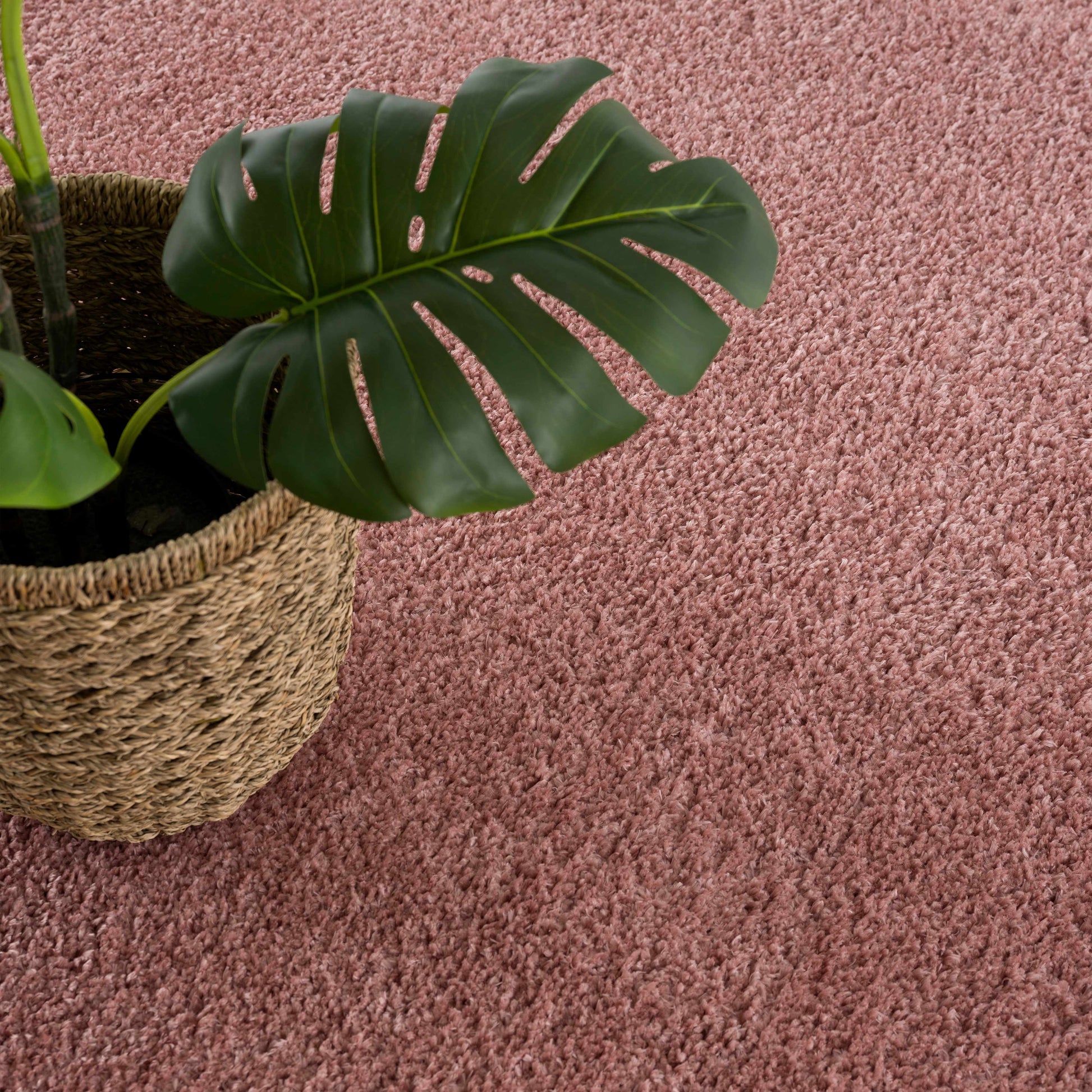 Judy Pink Washable Plush Rug - Clearance