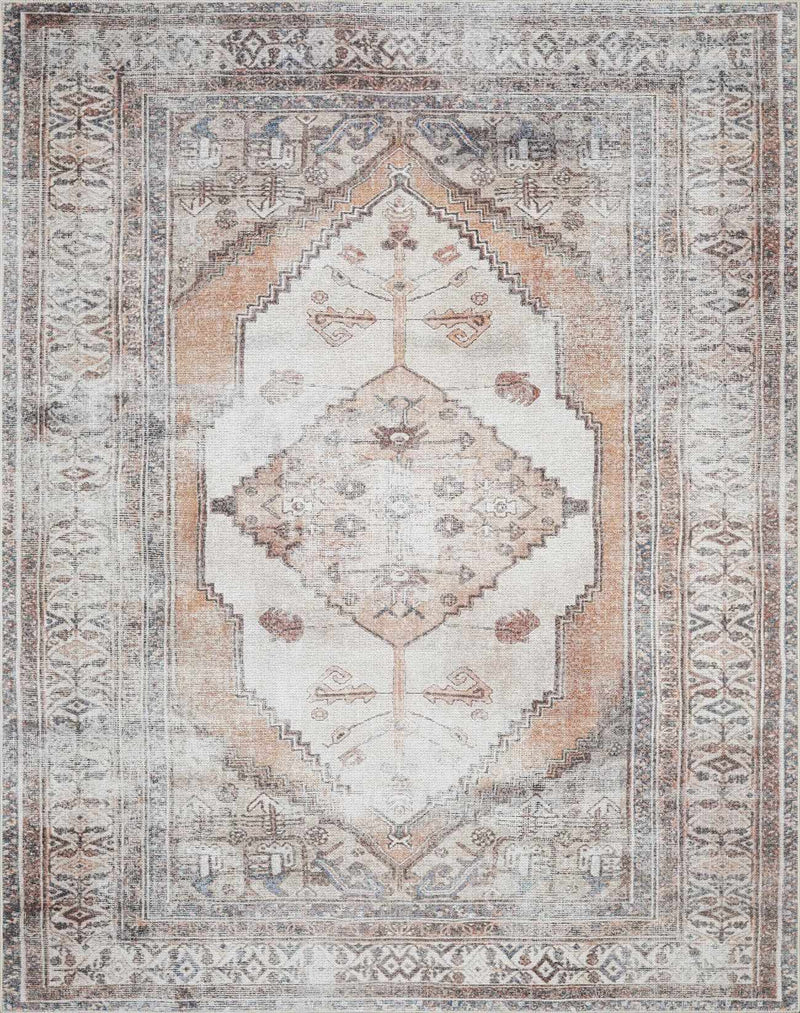 Arncliffe Vintage Flat Pile Washable Rug