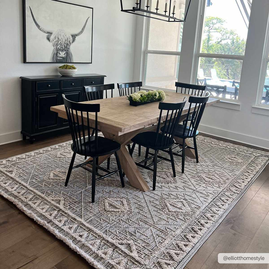 Agoo High-Low Pile Rustic Rug