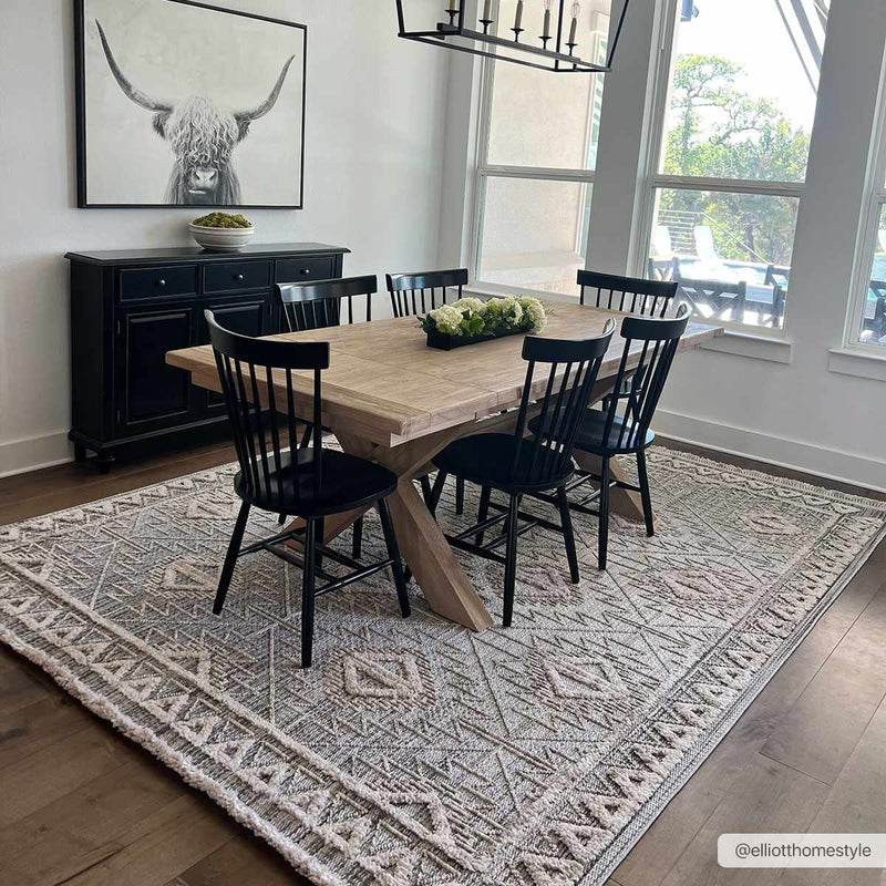 Agoo High-Low Pile Rustic Rug