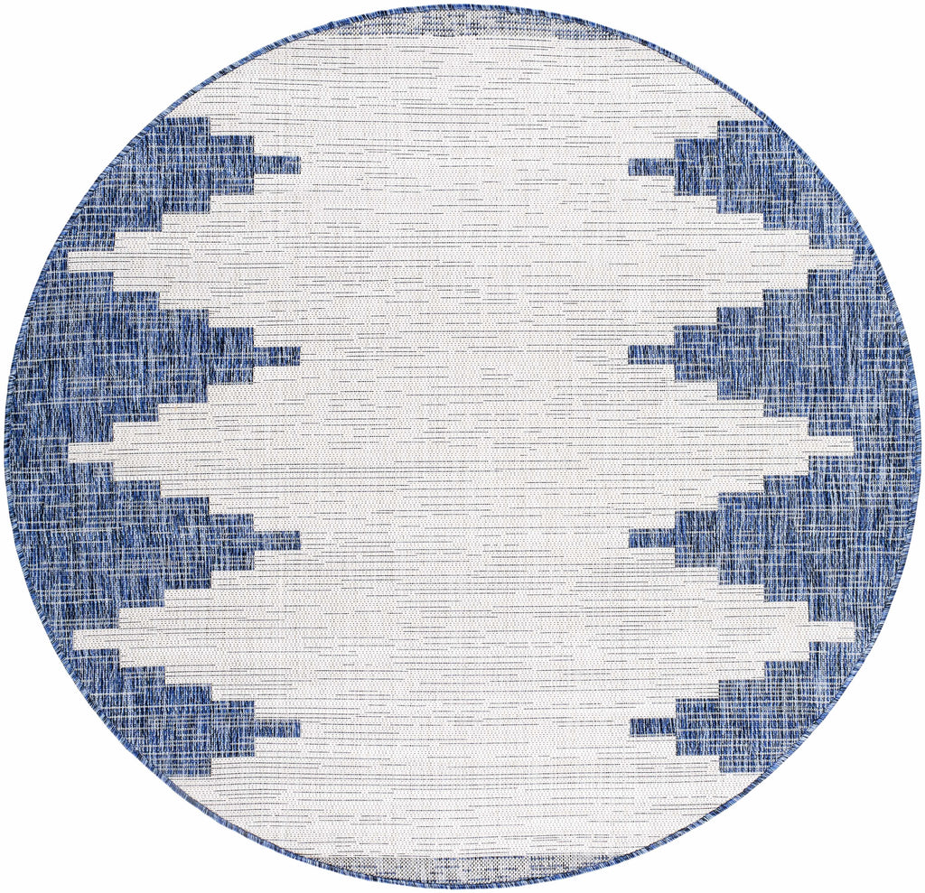 Djugun Navy Indoor & Outdoor Area Rug - Clearance