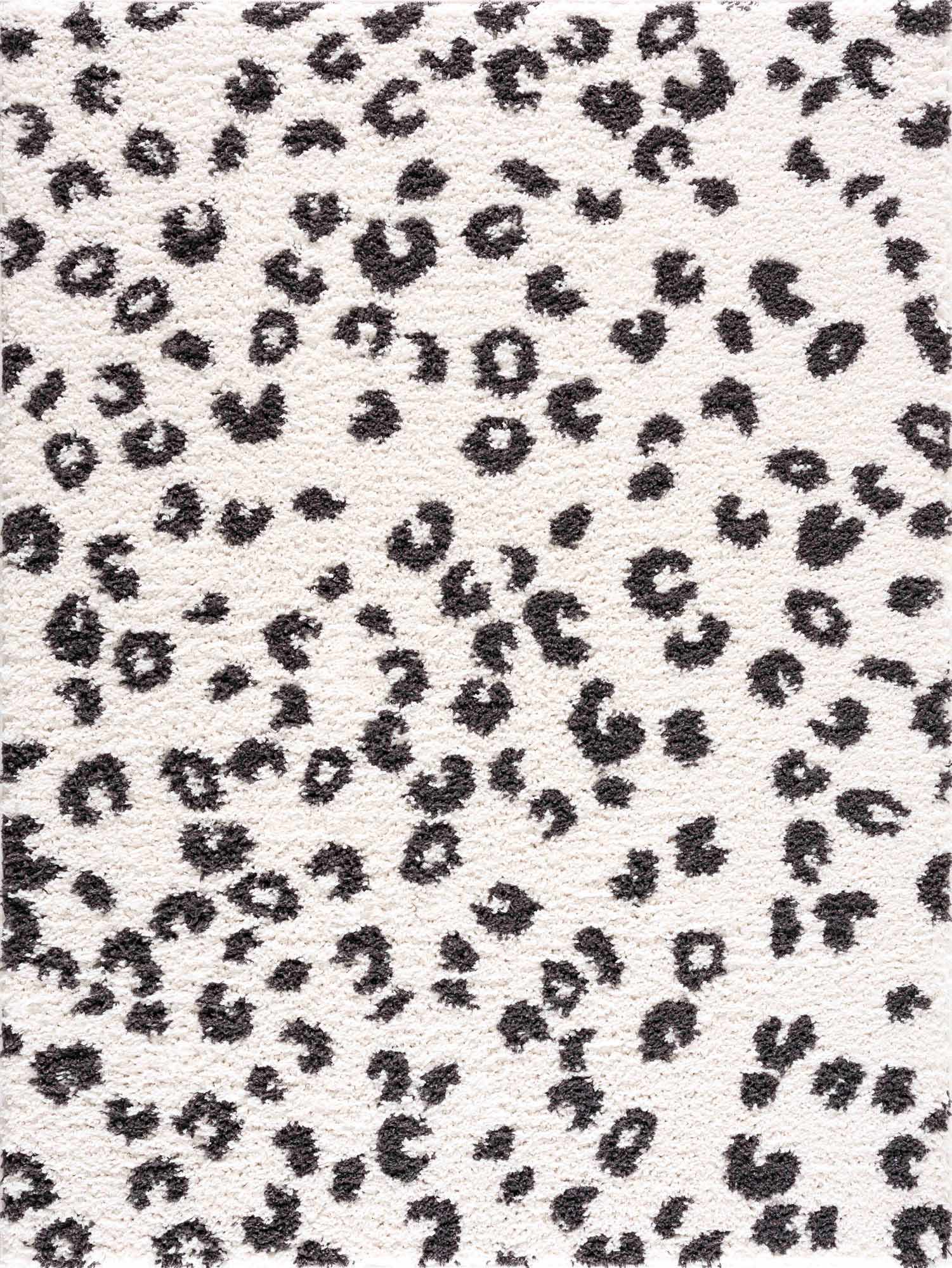 Zhen Black Spots Leopard Rug - Clearance