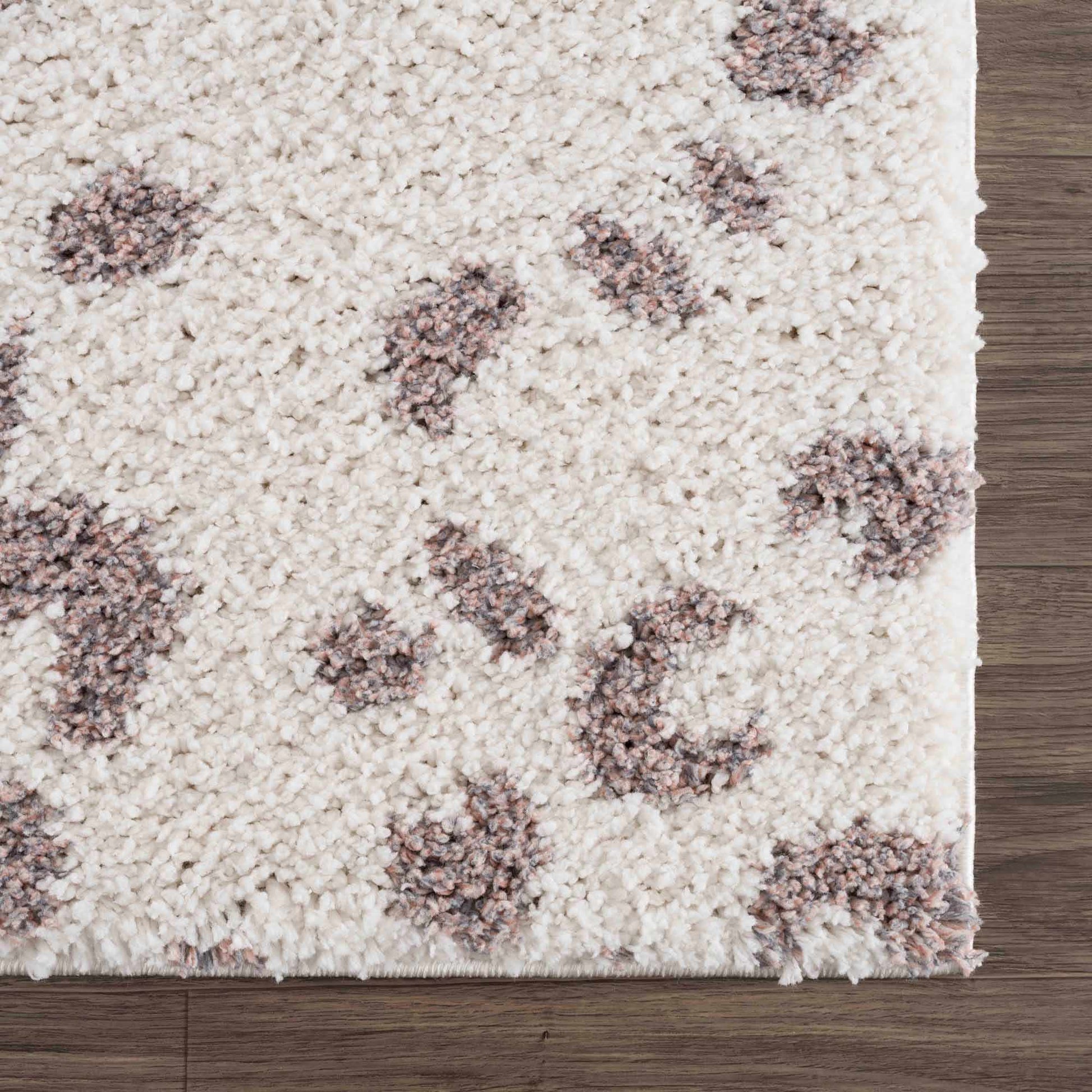 Zhen Pink Spots Leopard Rug - Clearance