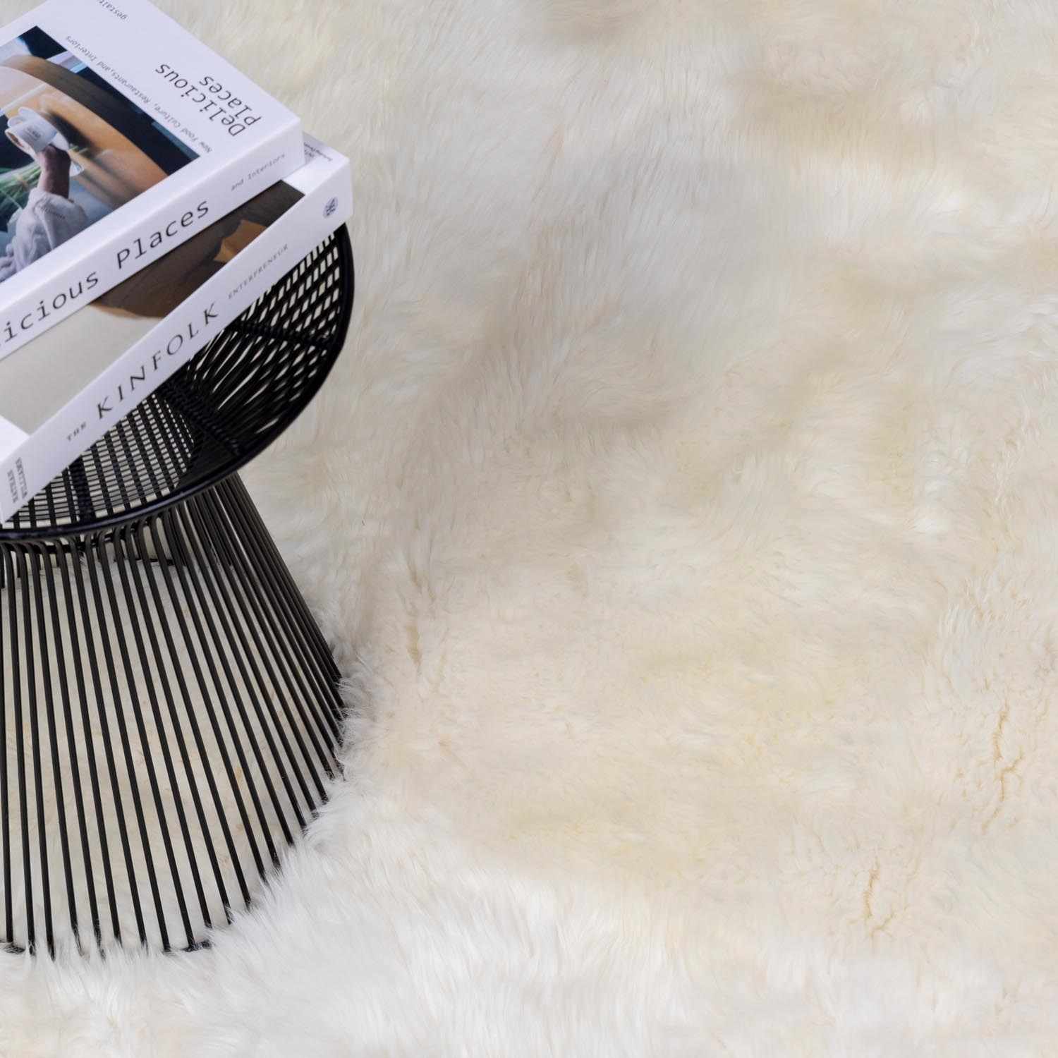Premium White Soft Sheepskin Rug