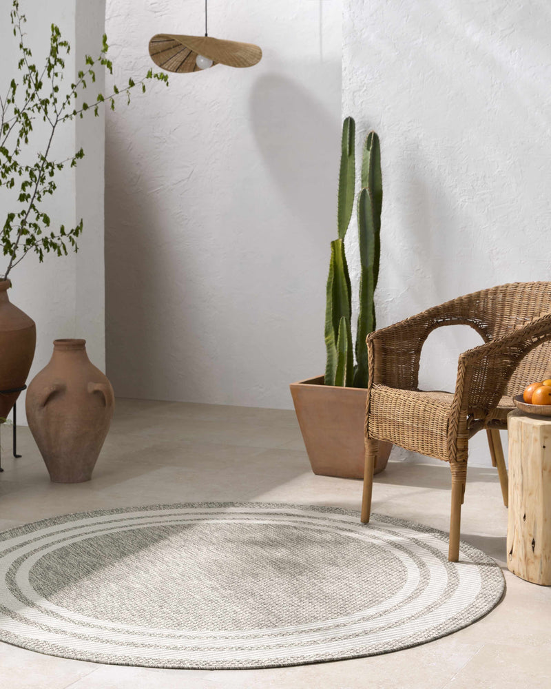 Burradoo Bordered Beige Rug
