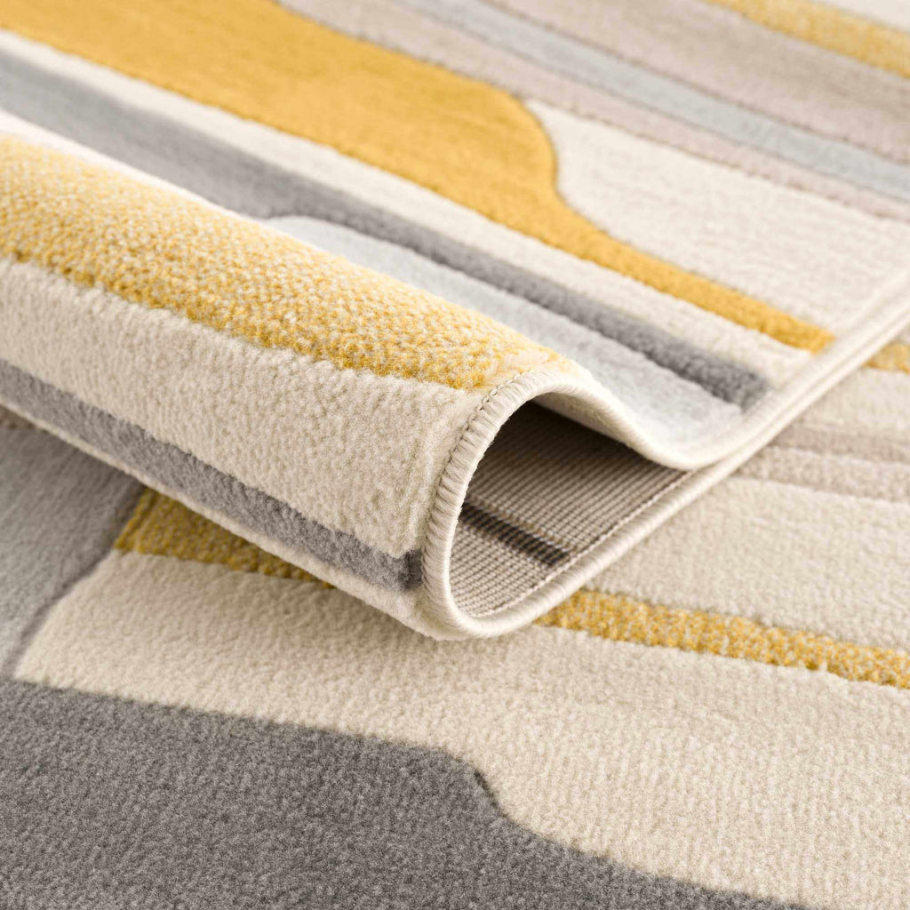 Southfields Mustard Modern Rug
