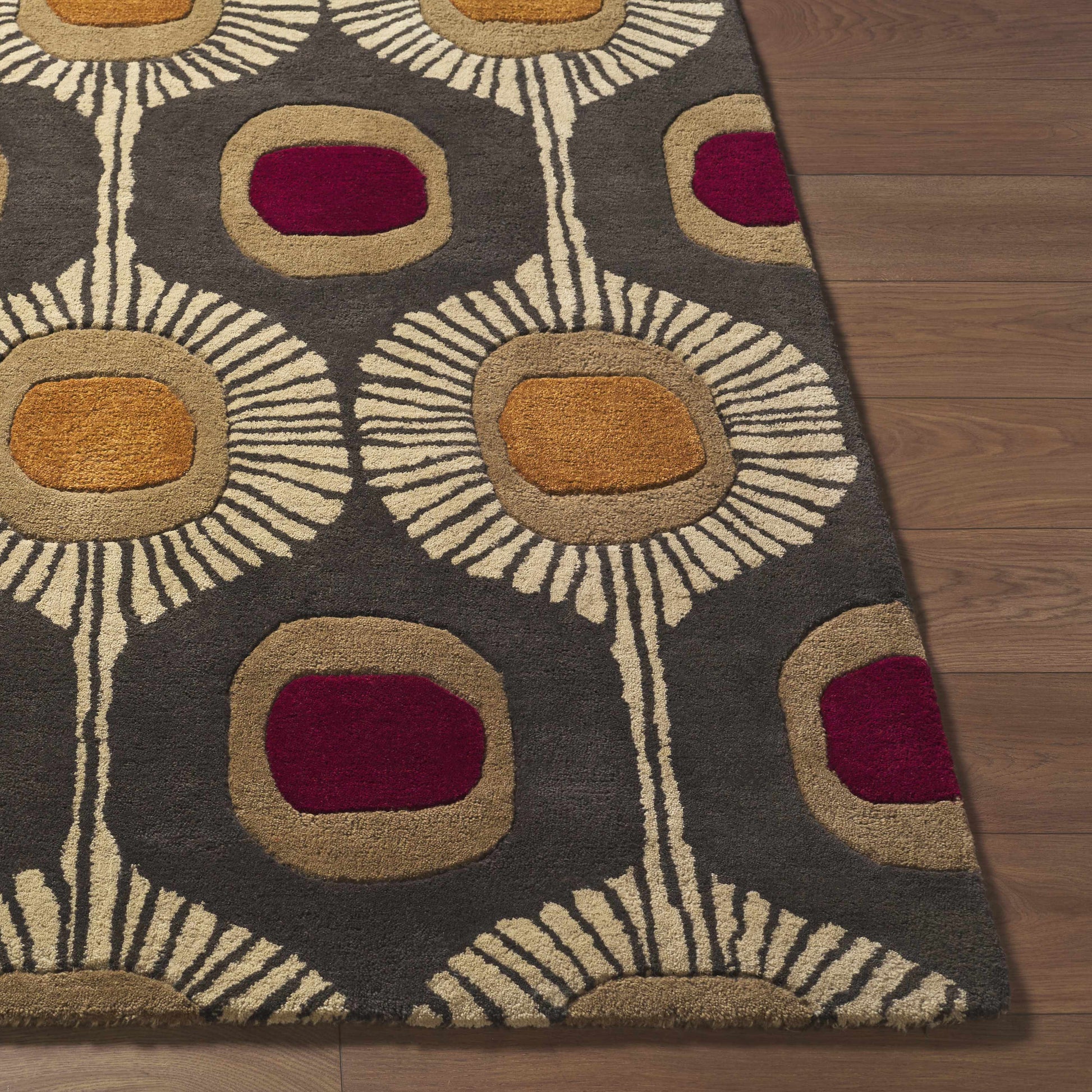 Canovanas Modern Wool Rug