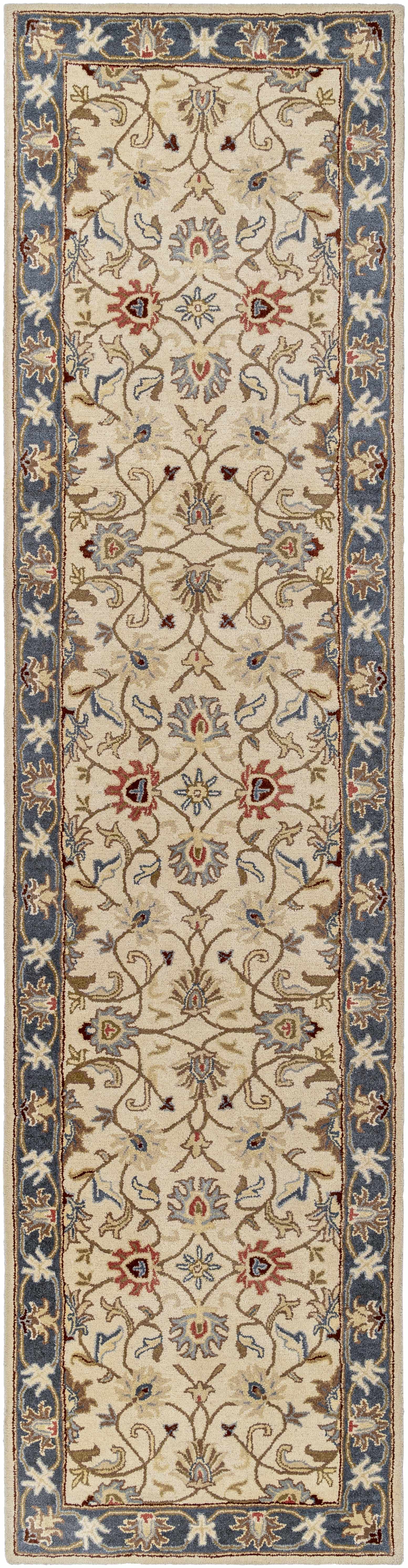 Cherryfield 1125 Yellow & Sage Wool Rug