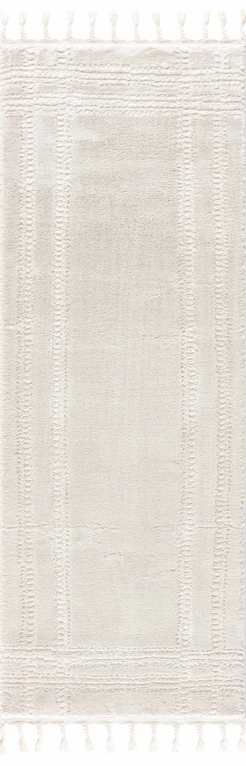 Ryuu Ivory Carved Area Rug