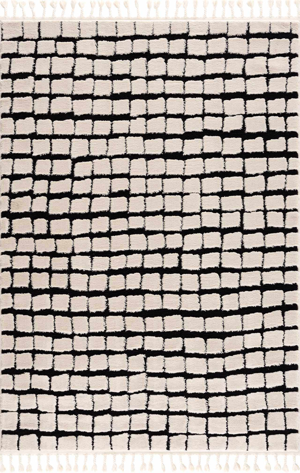 Teshi Plush Grid Area Rug - Promo