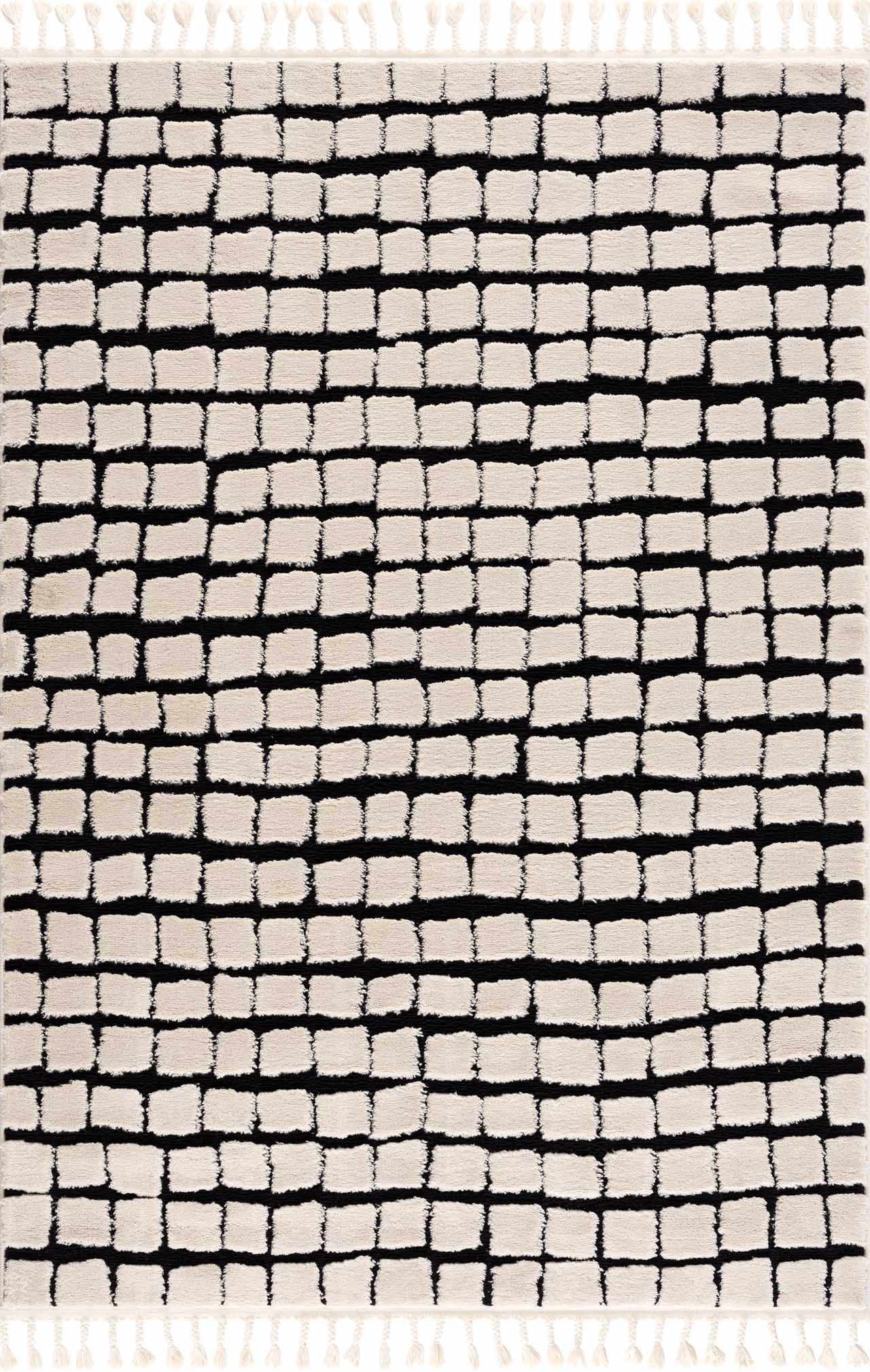 Teshi Plush Grid Area Rug - Promo