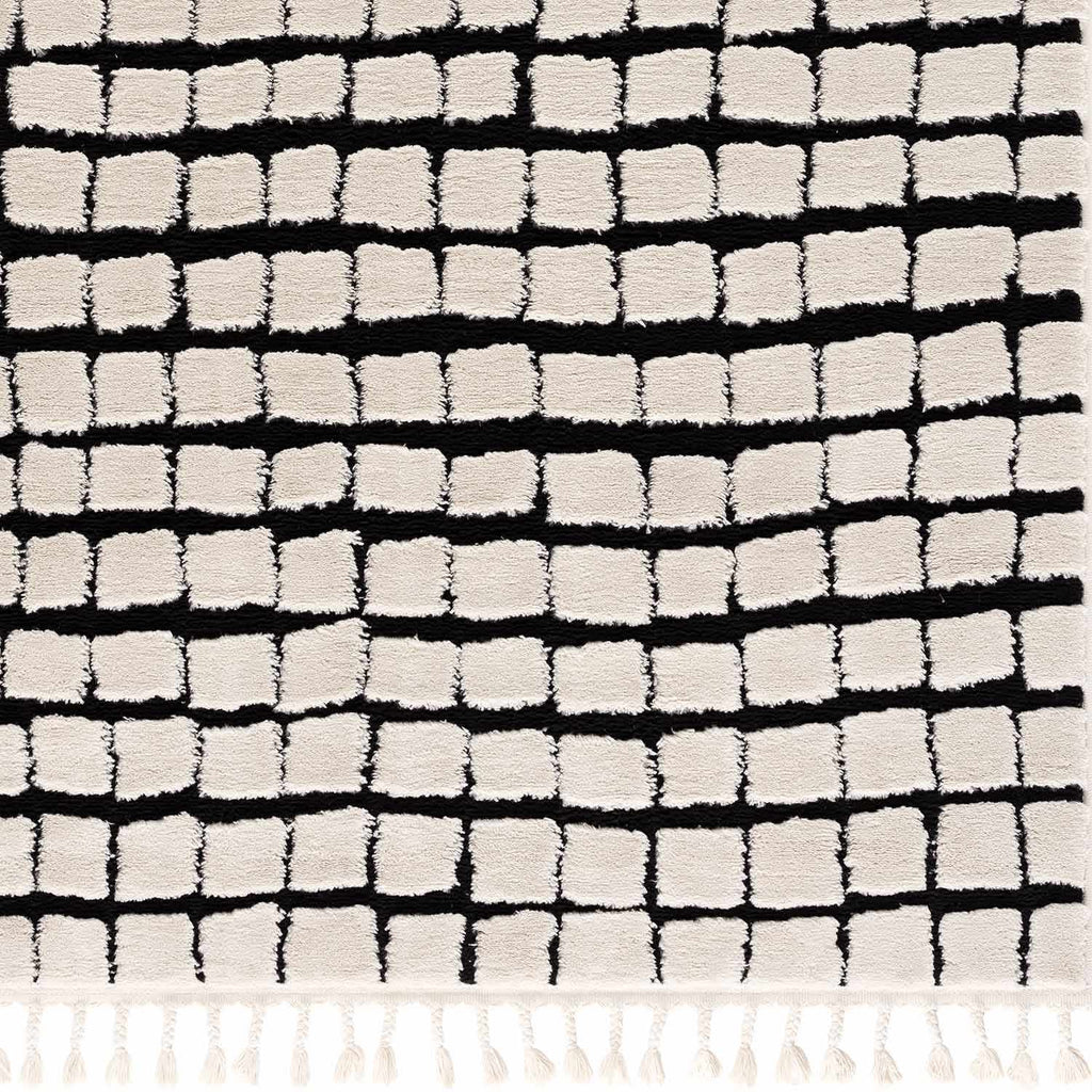 Teshi Plush Grid Area Rug - Promo