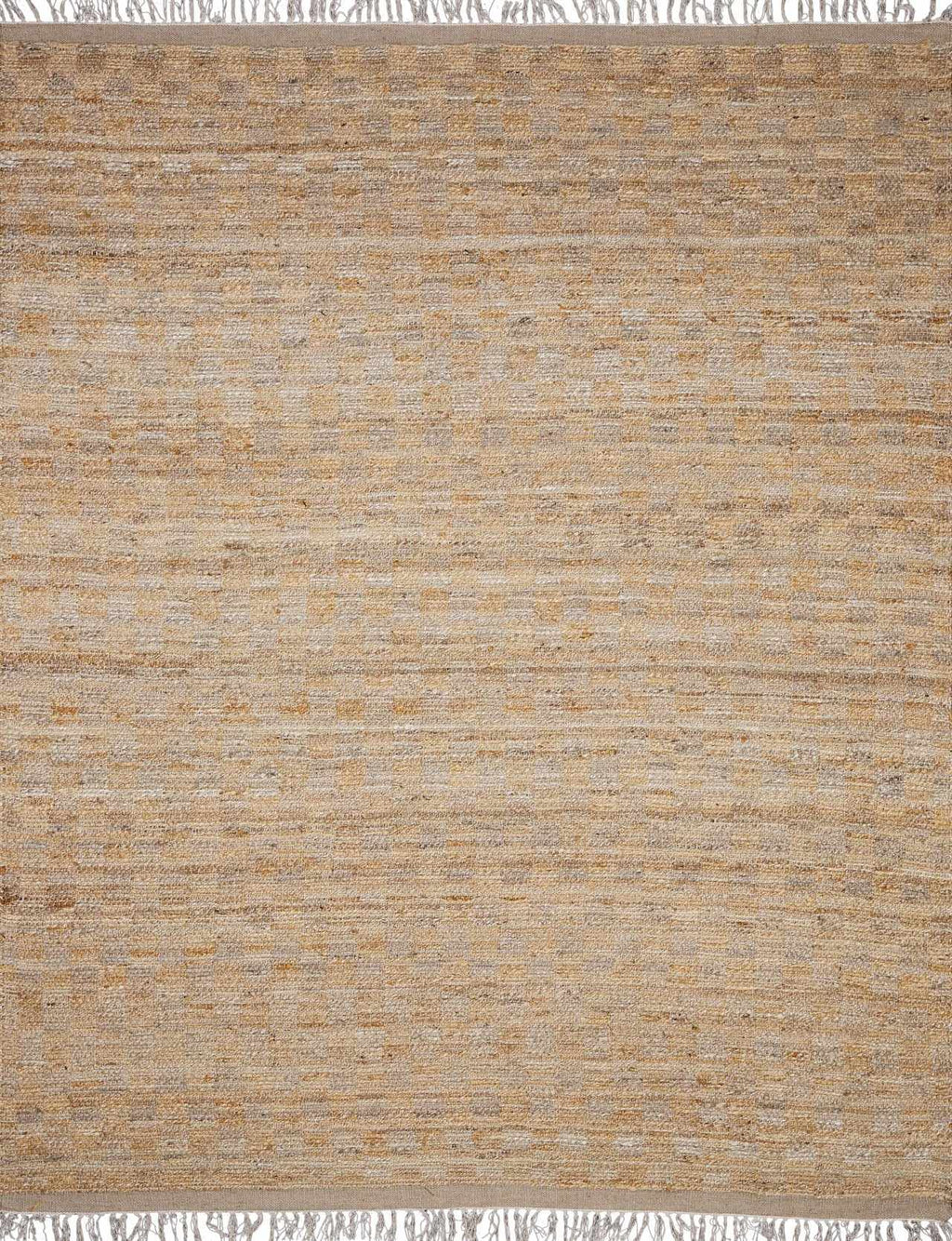 Lonut Checkered Jute Area Rug - Promo