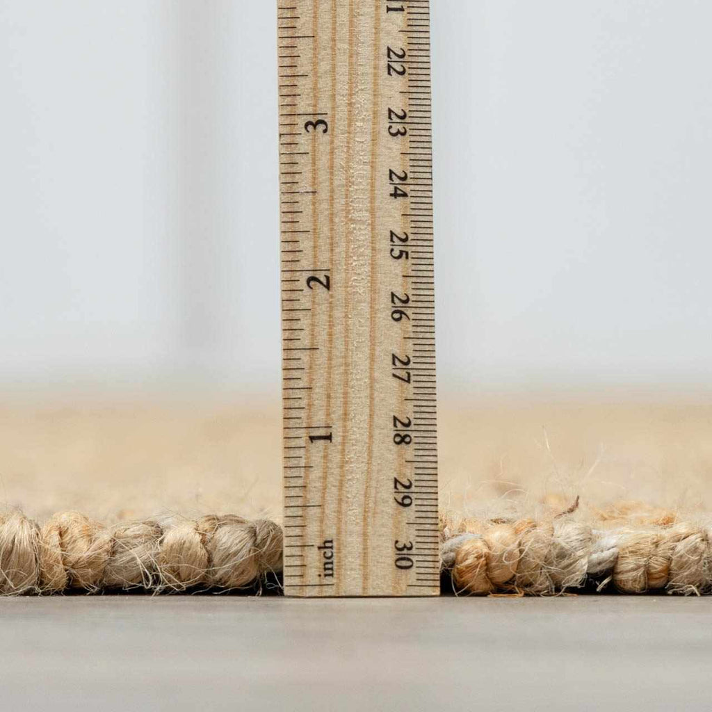 Lonut Checkered Jute Area Rug - Promo