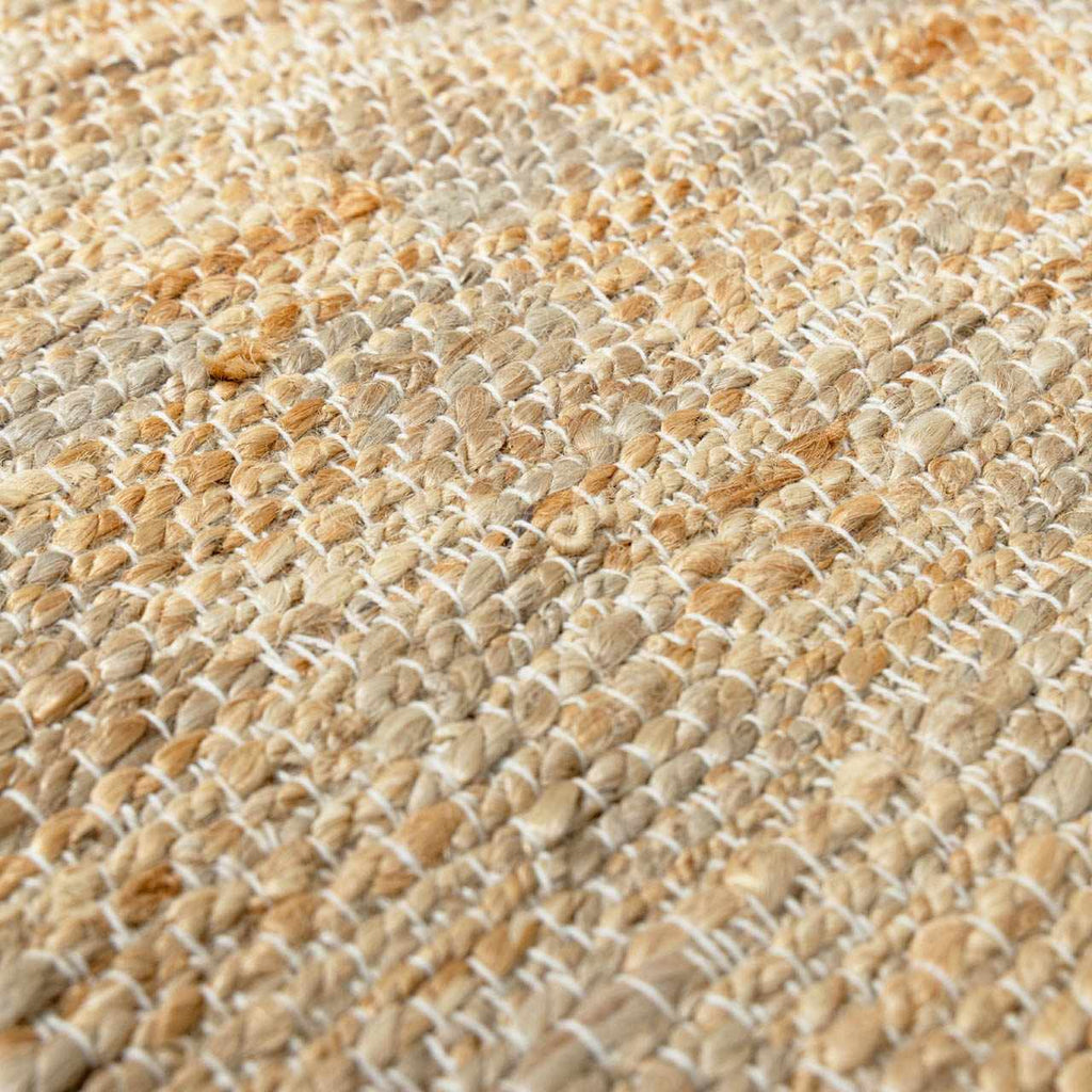 Lonut Checkered Jute Area Rug - Promo