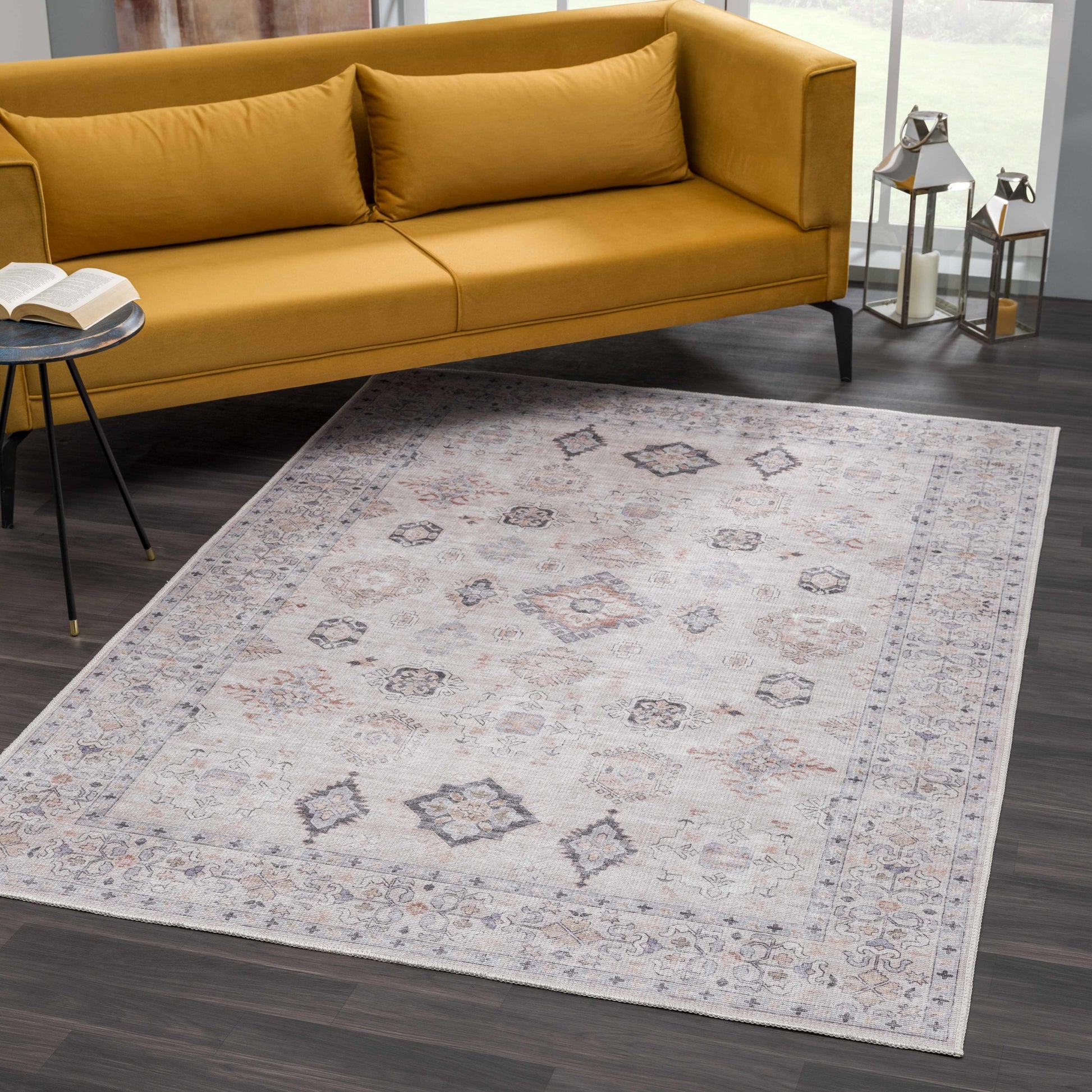 Beige Beckett Washable Rug - Promo