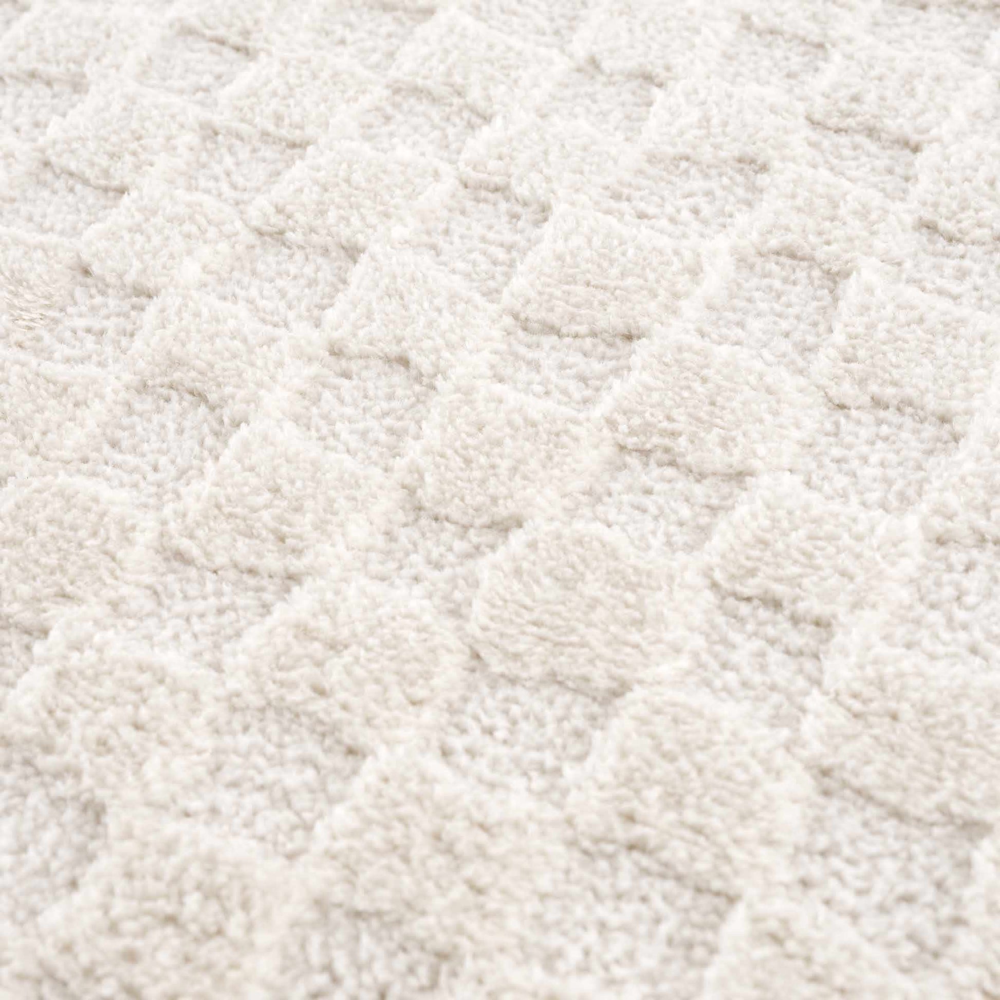 Leryn Ivory Checkered Area Rug