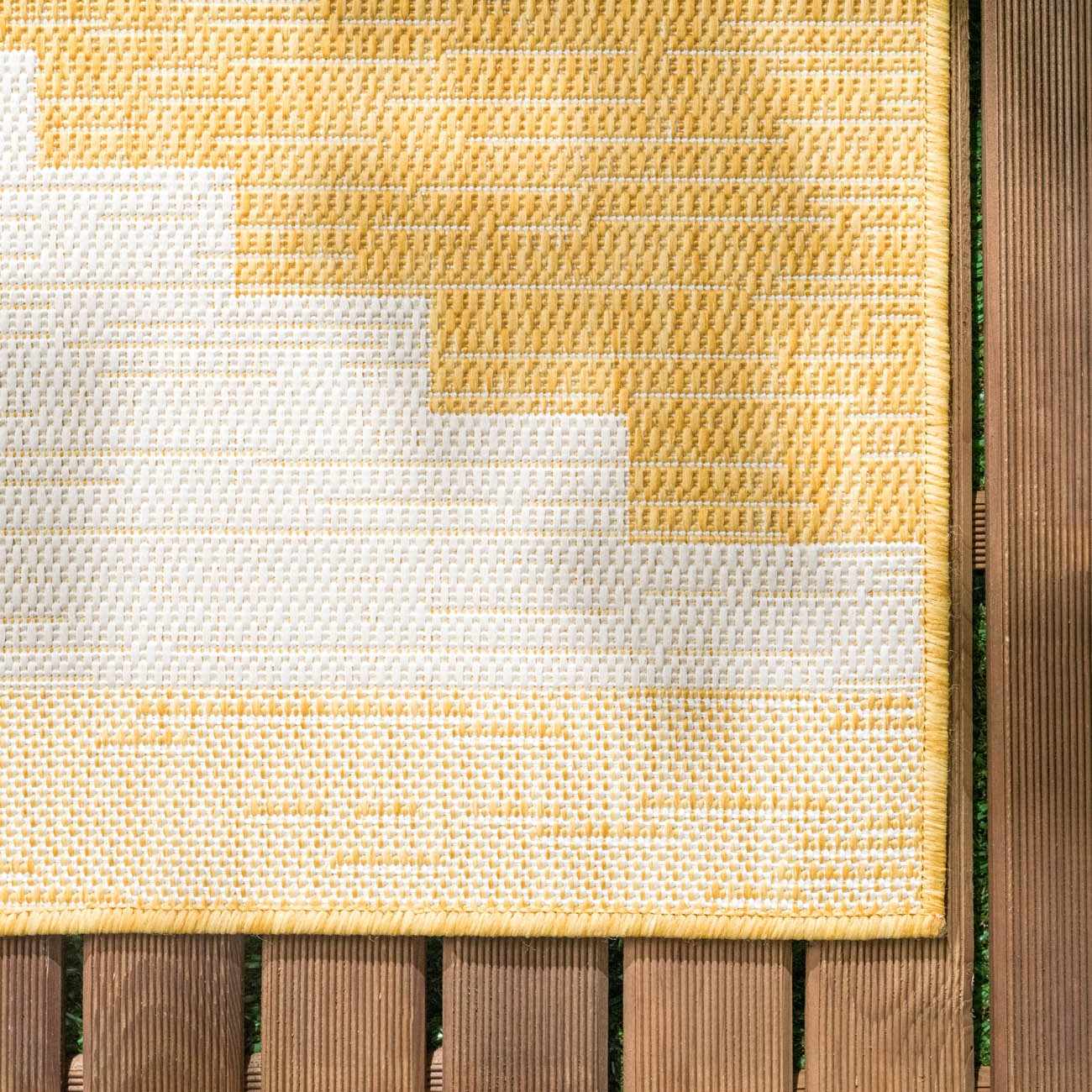 Djugun Yellow Outdoor Rug