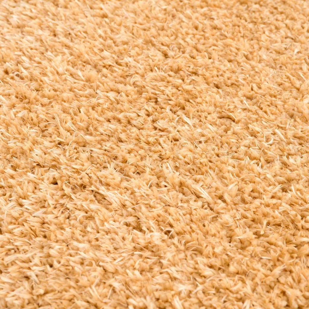 Faina Solid Gold Shag Washable Area Rug - Clearance