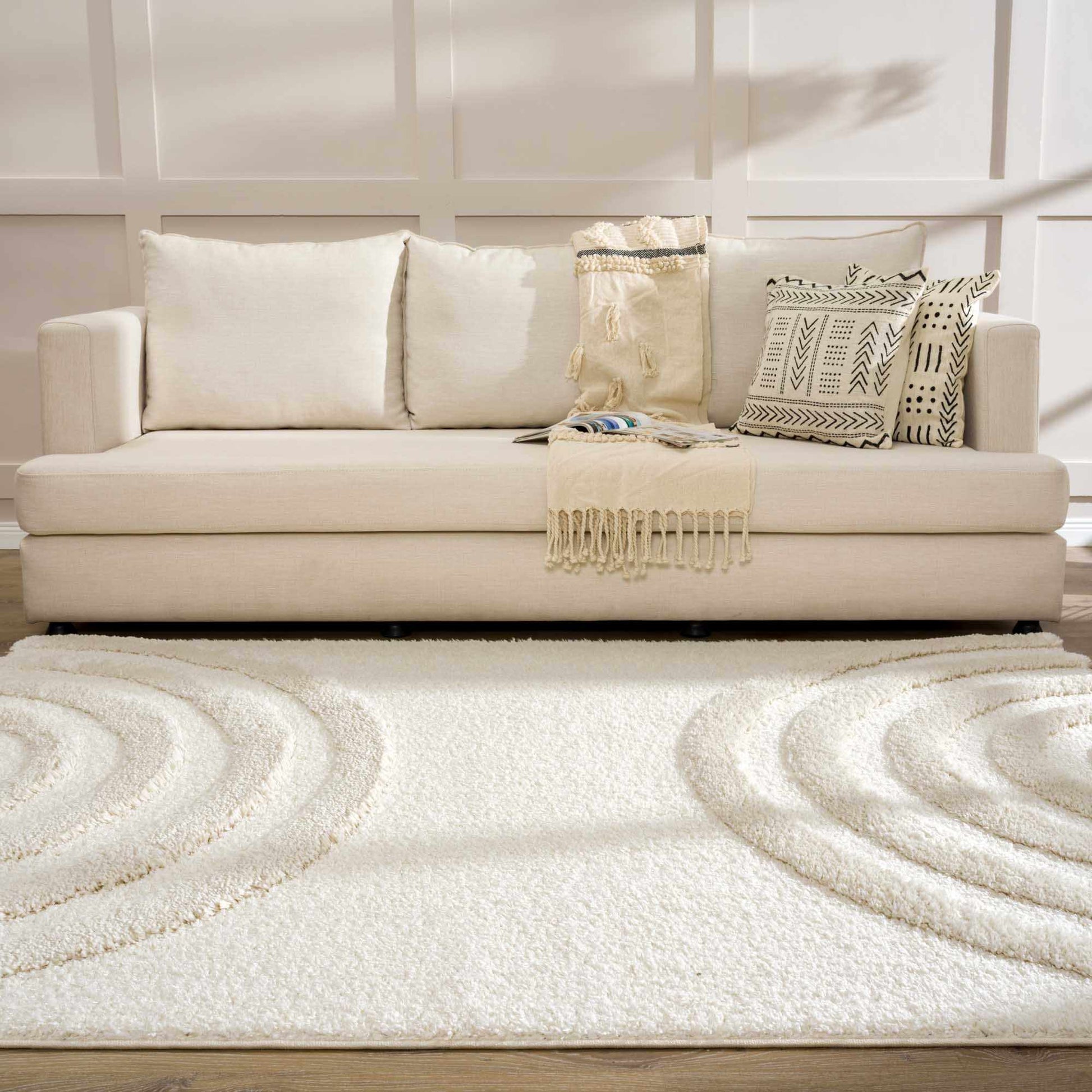 High-Low Shag Rainbow Rug - Clearance