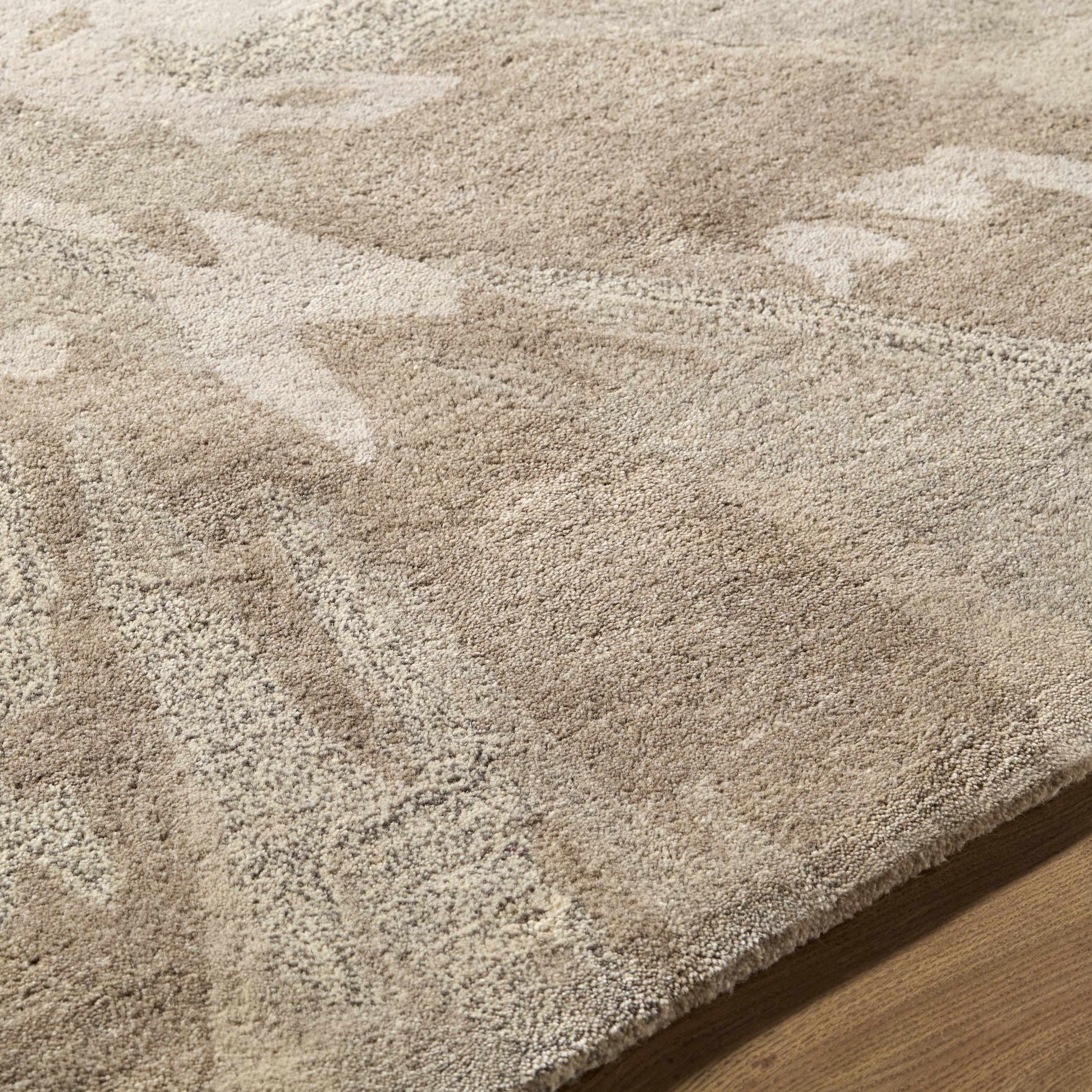 Ilfeld Athena Gray Floral Wool Rug