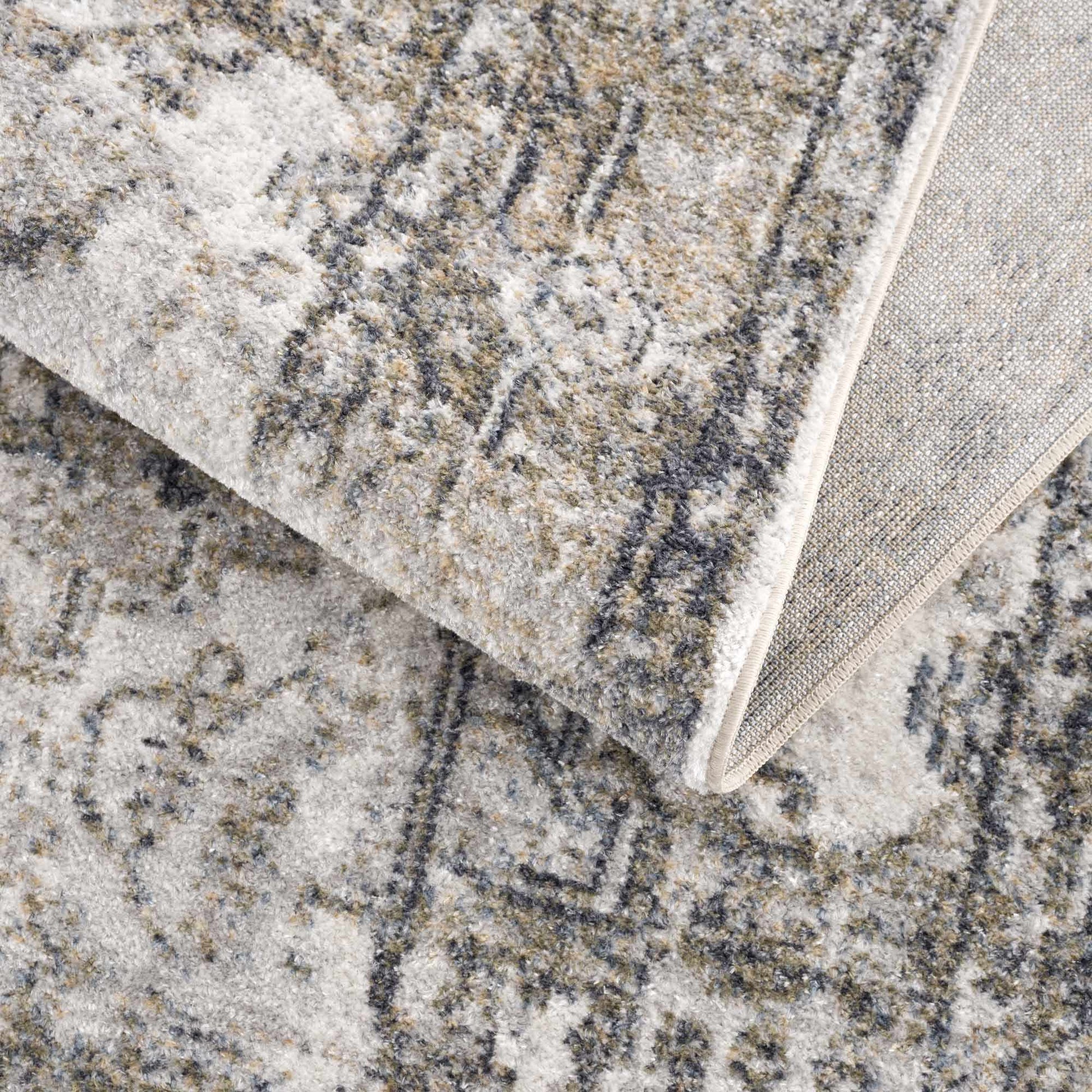 Hera Olive Boutique Washable Rug