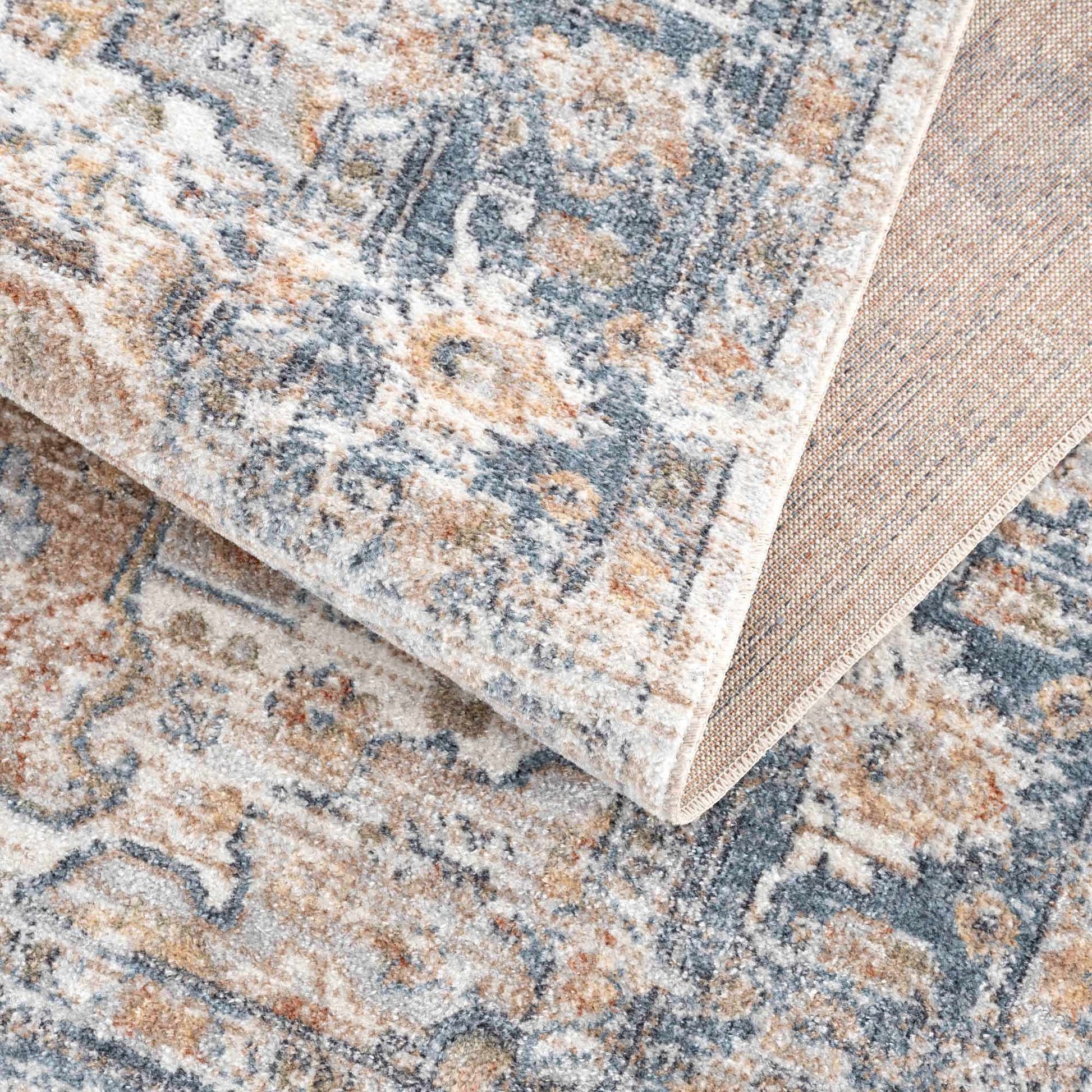 Ezri Flat Pile Washable Rug