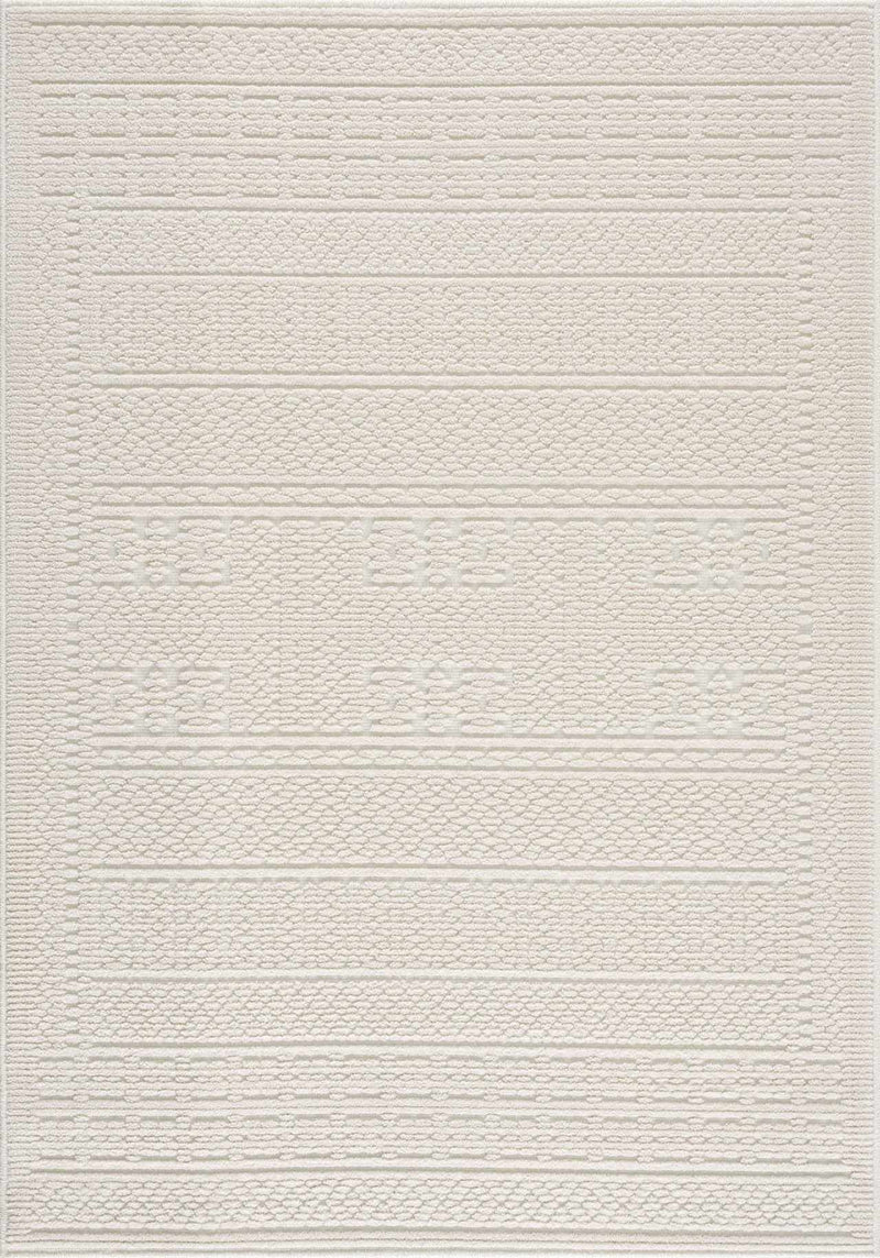 Bahar Cream Washable Area Rug