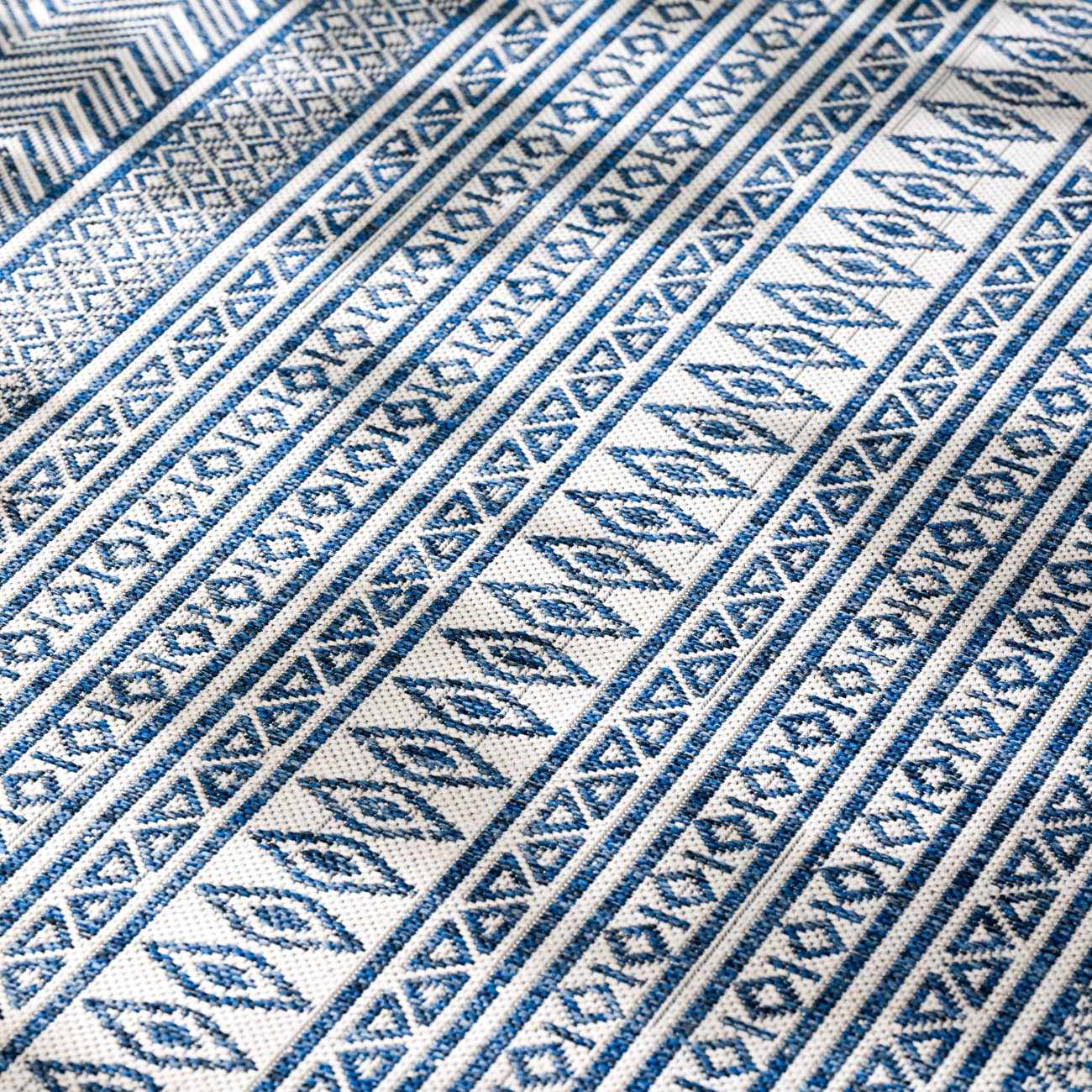 Madras Light Blue Green All Over Performance Area Rug
