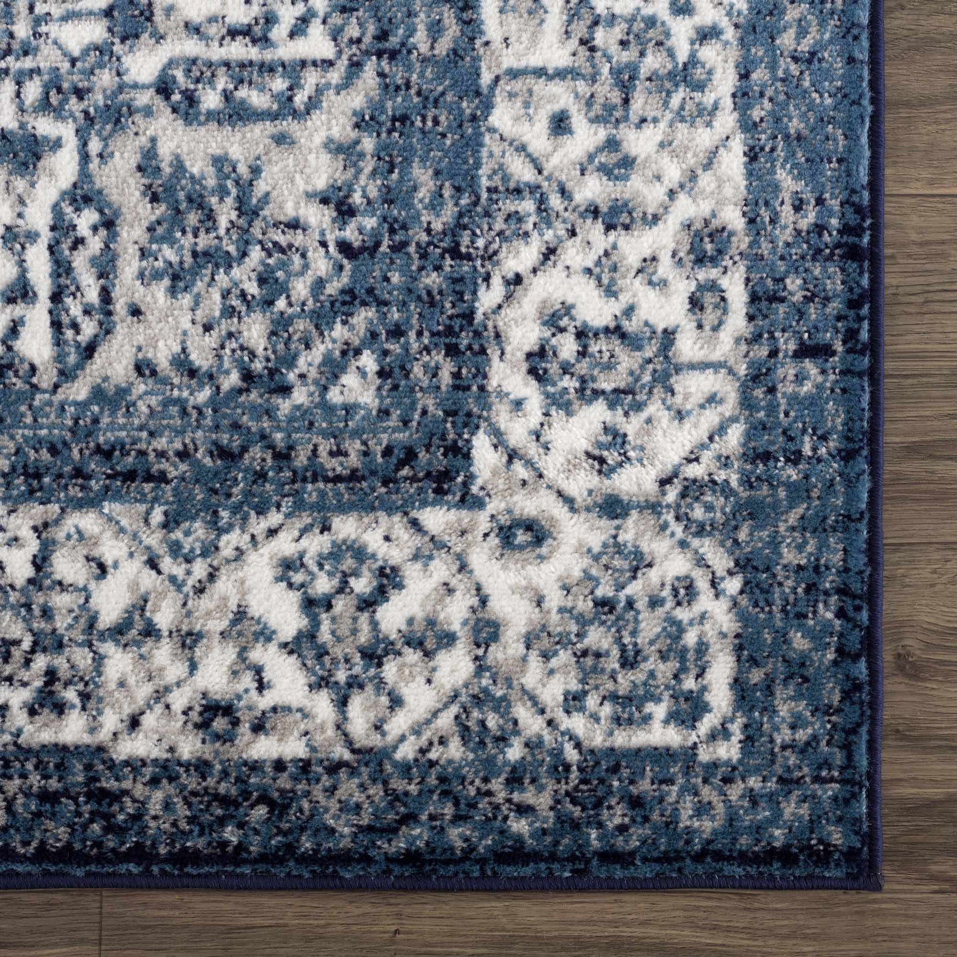 Billy Blue Medallion Rug - Promo