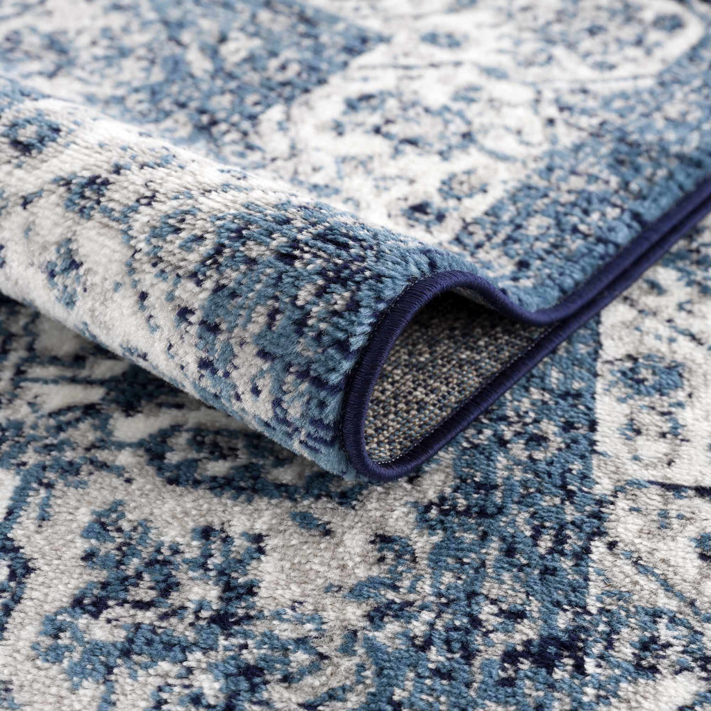 Billy Blue Medallion Rug - Promo