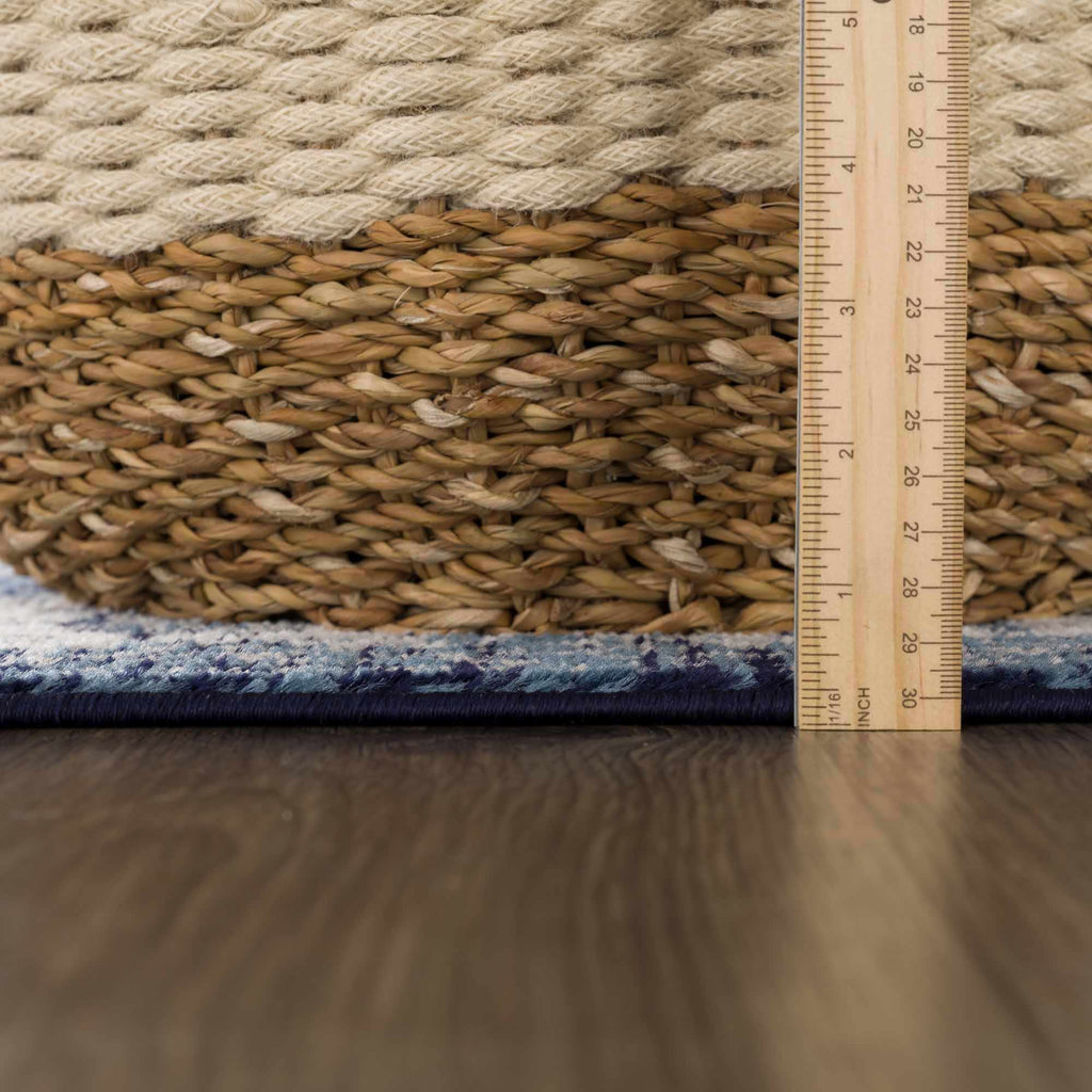 Billy Blue Medallion Rug - Promo