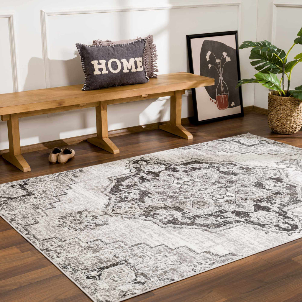 Elani Gray Performance Rug - Clearance