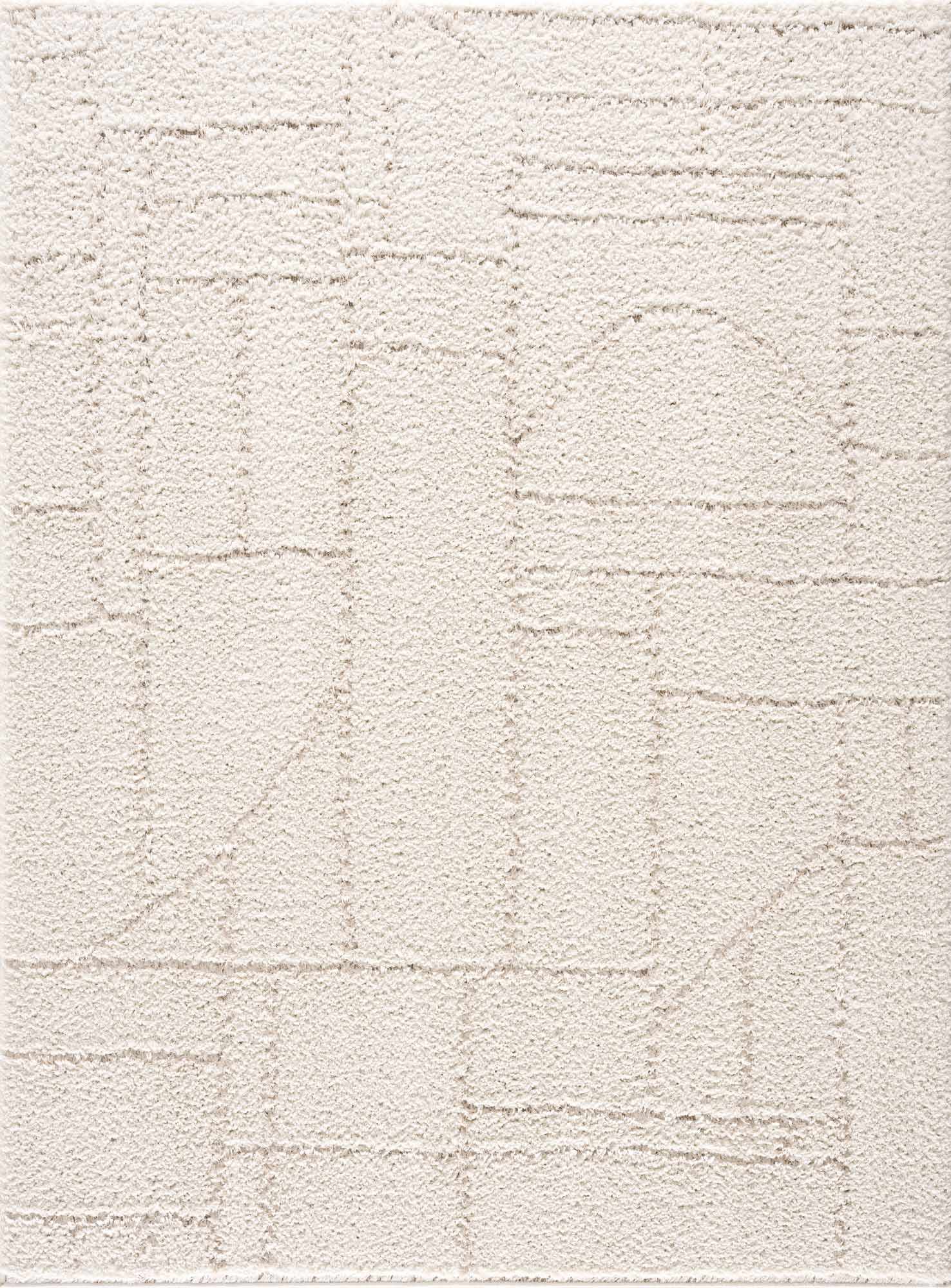 Andia Plush Grid Rug - Clearance