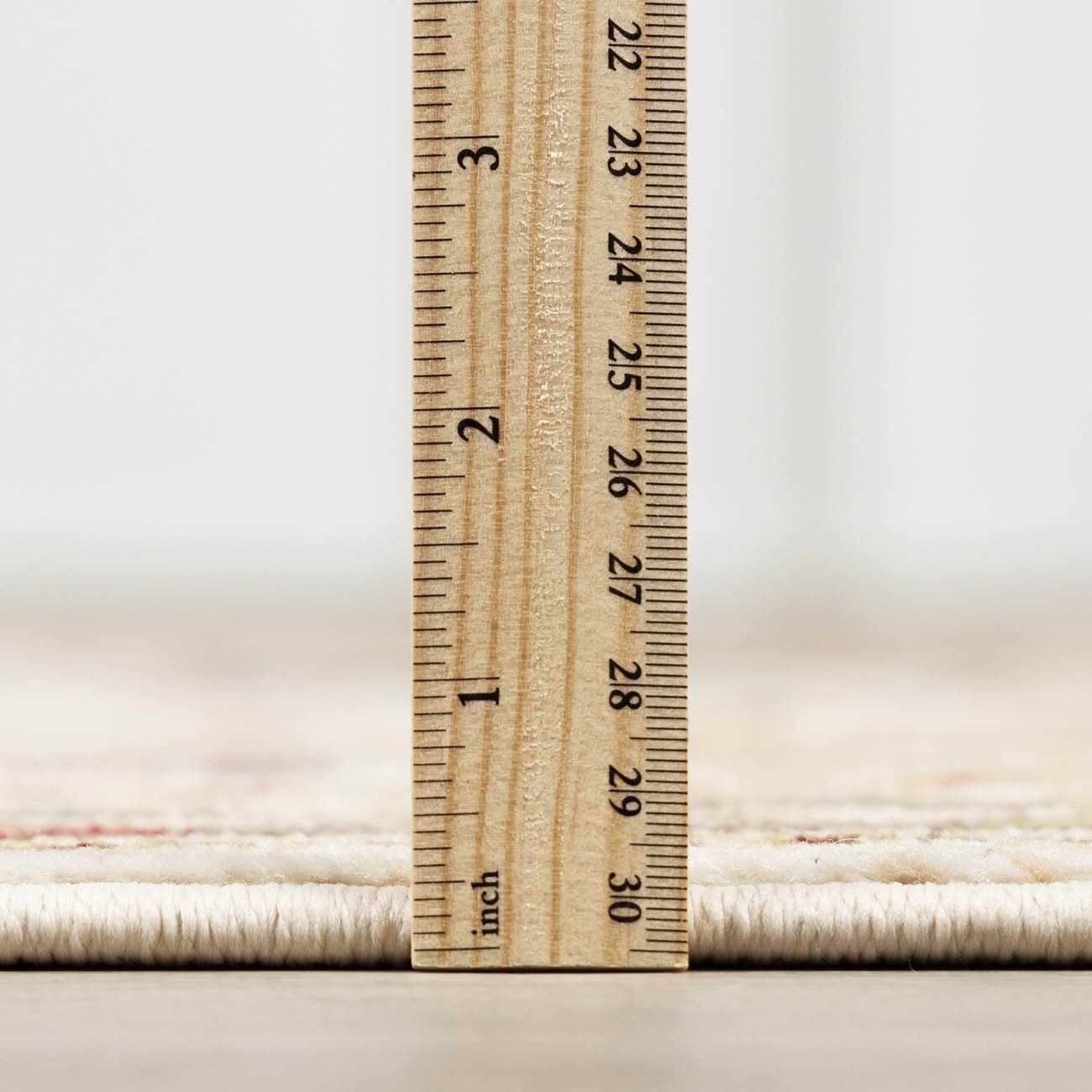 Neola White/Brown Damask Area Rug