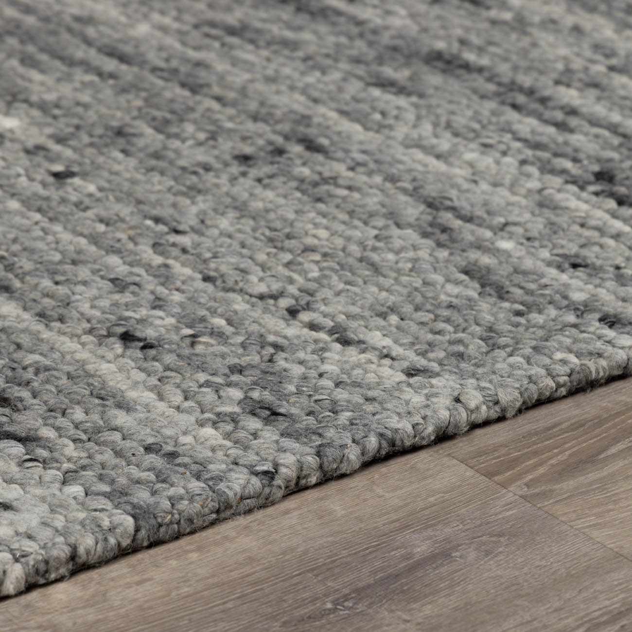 Olisa Charcoal Wool Area Rug