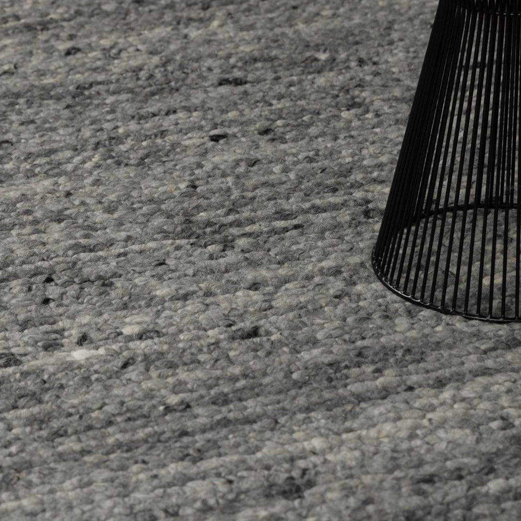 Olisa Charcoal Wool Area Rug