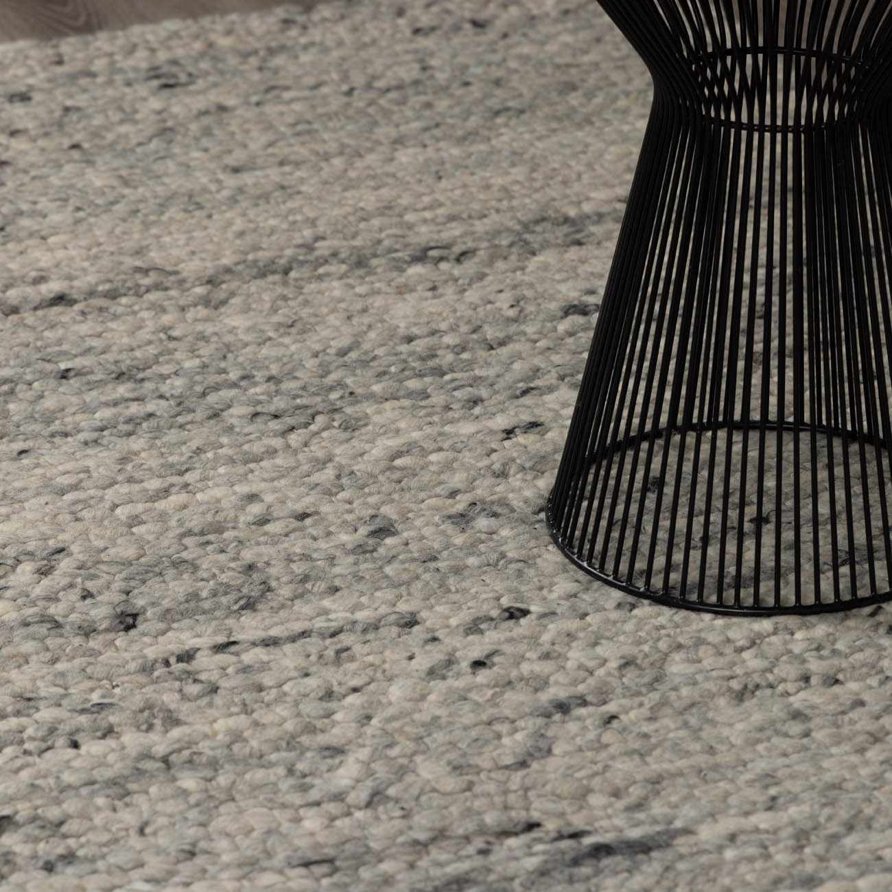 Olisa Gray Wool Area Rug