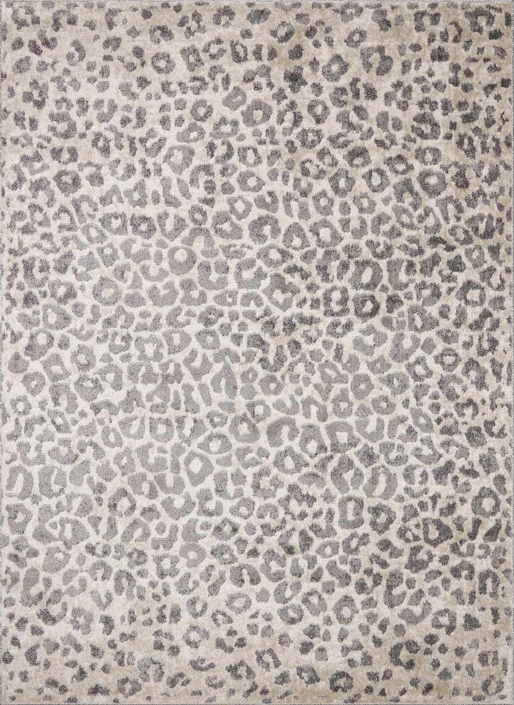 Beige Liversedge Leopard Print Area Rug