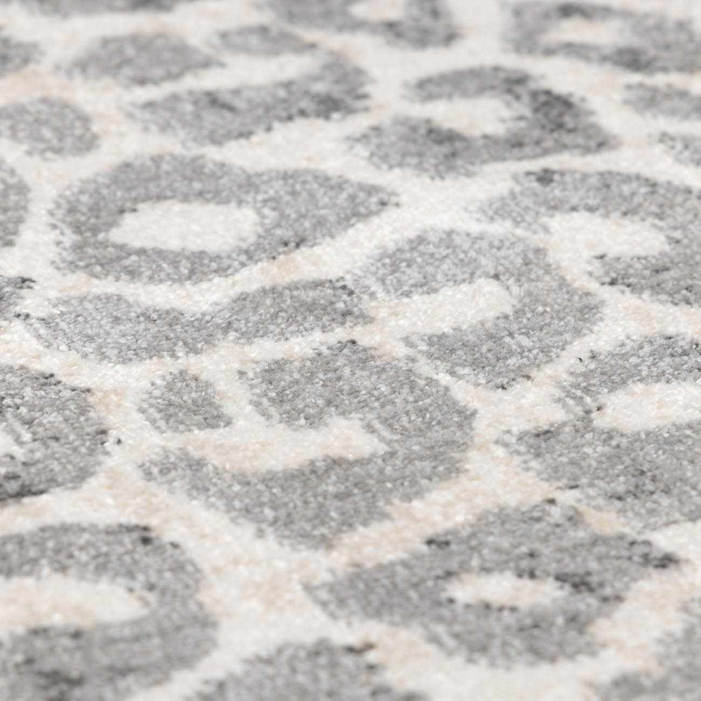 Beige Liversedge Leopard Print Area Rug
