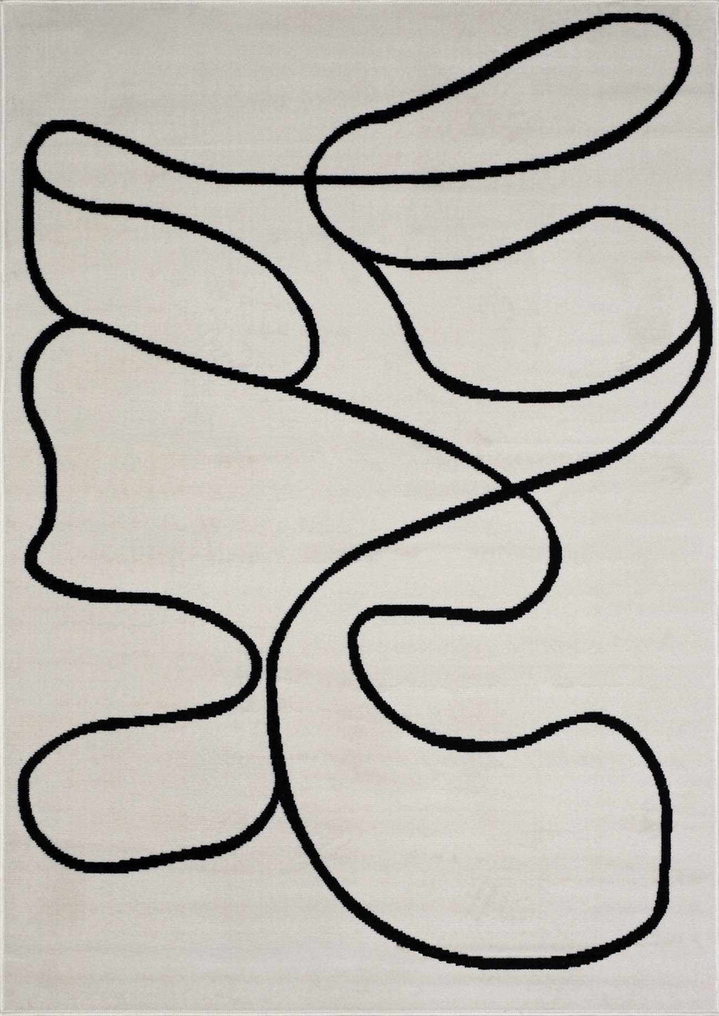 Eilir Modern Low Profile Boho Rug