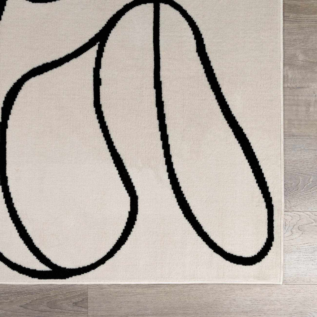 Eilir Modern Low Profile Boho Rug