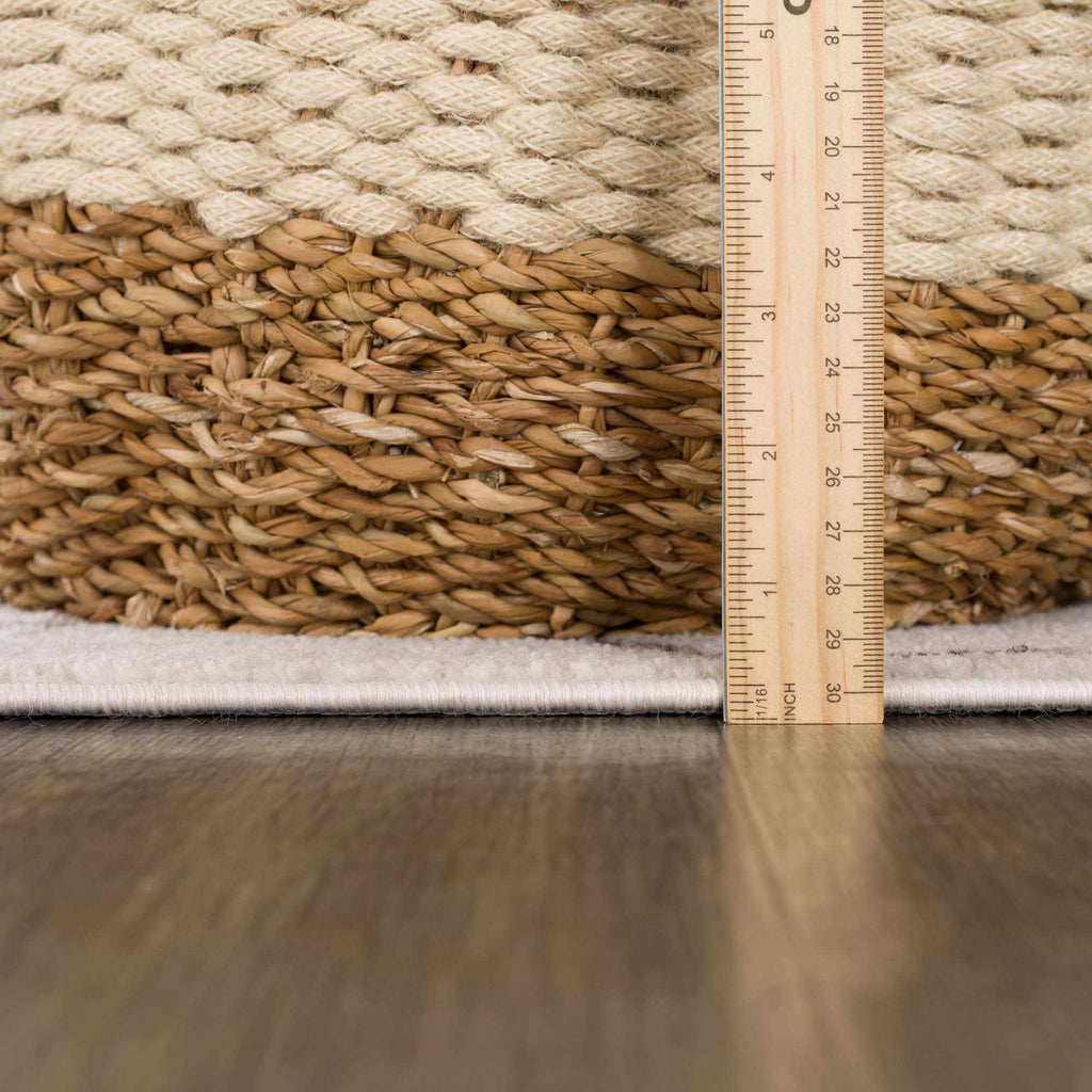 Azzan Cream & Charcoal Area Rug - Clearance