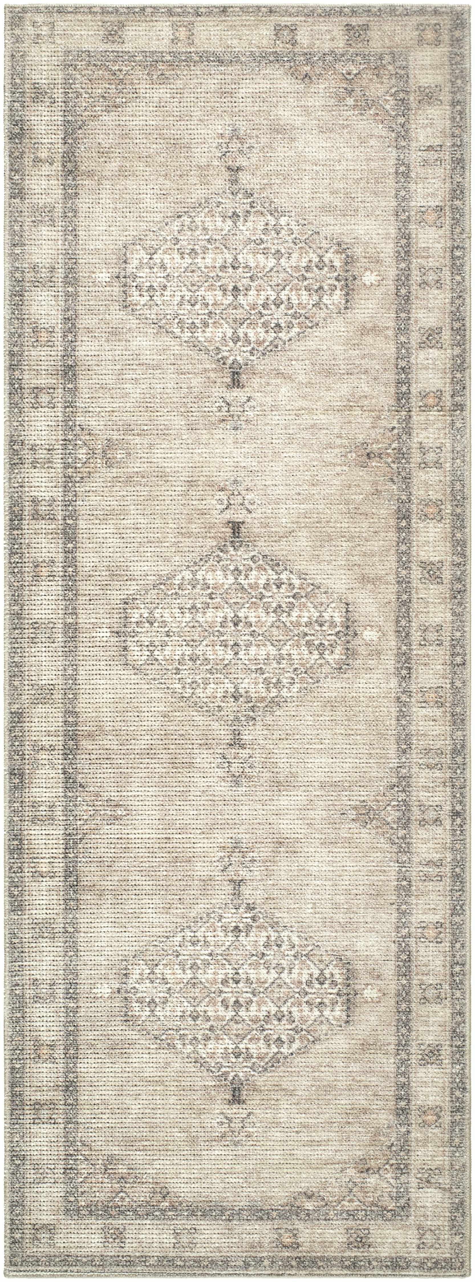 Lila Medallion Brown Area Rug